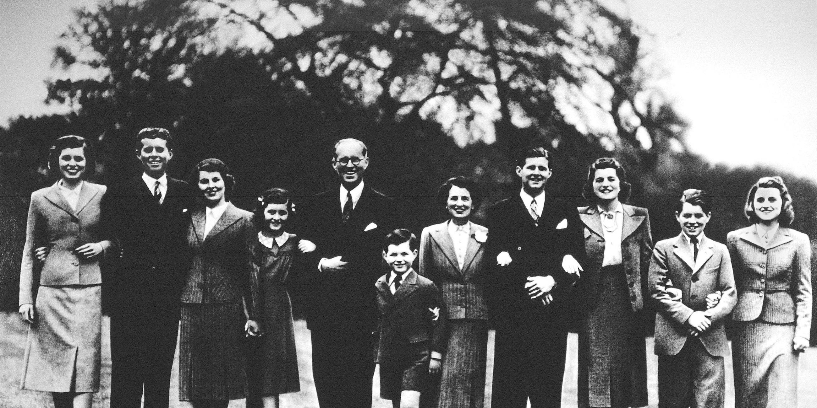 John F Kennedy - Familienbild
