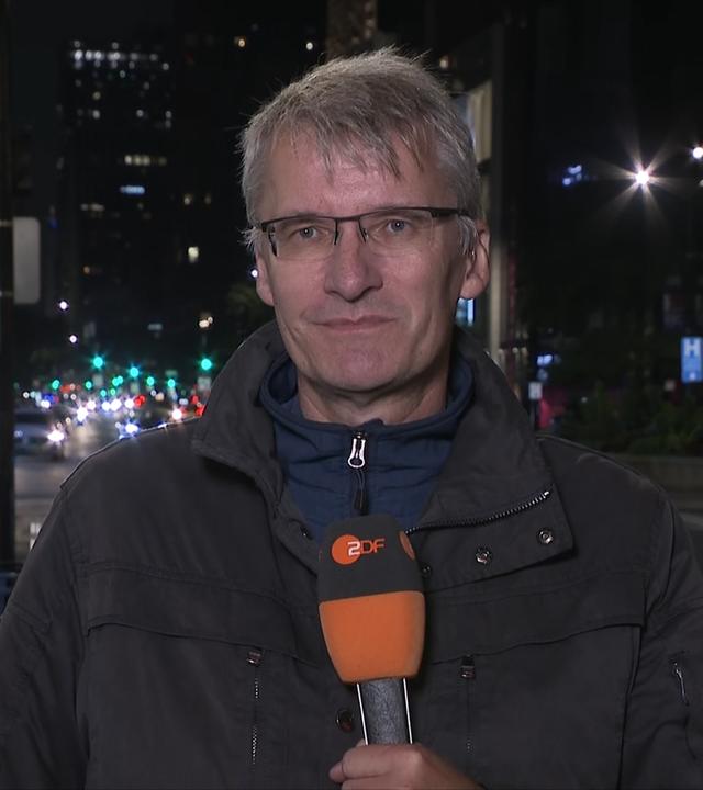 ZDF-Korrespondent Elmar Theveßen in Chicago