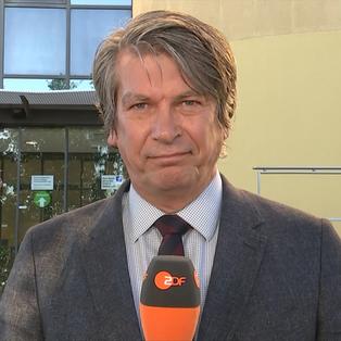 ZDF-Reporter Andreas Weise in Halle