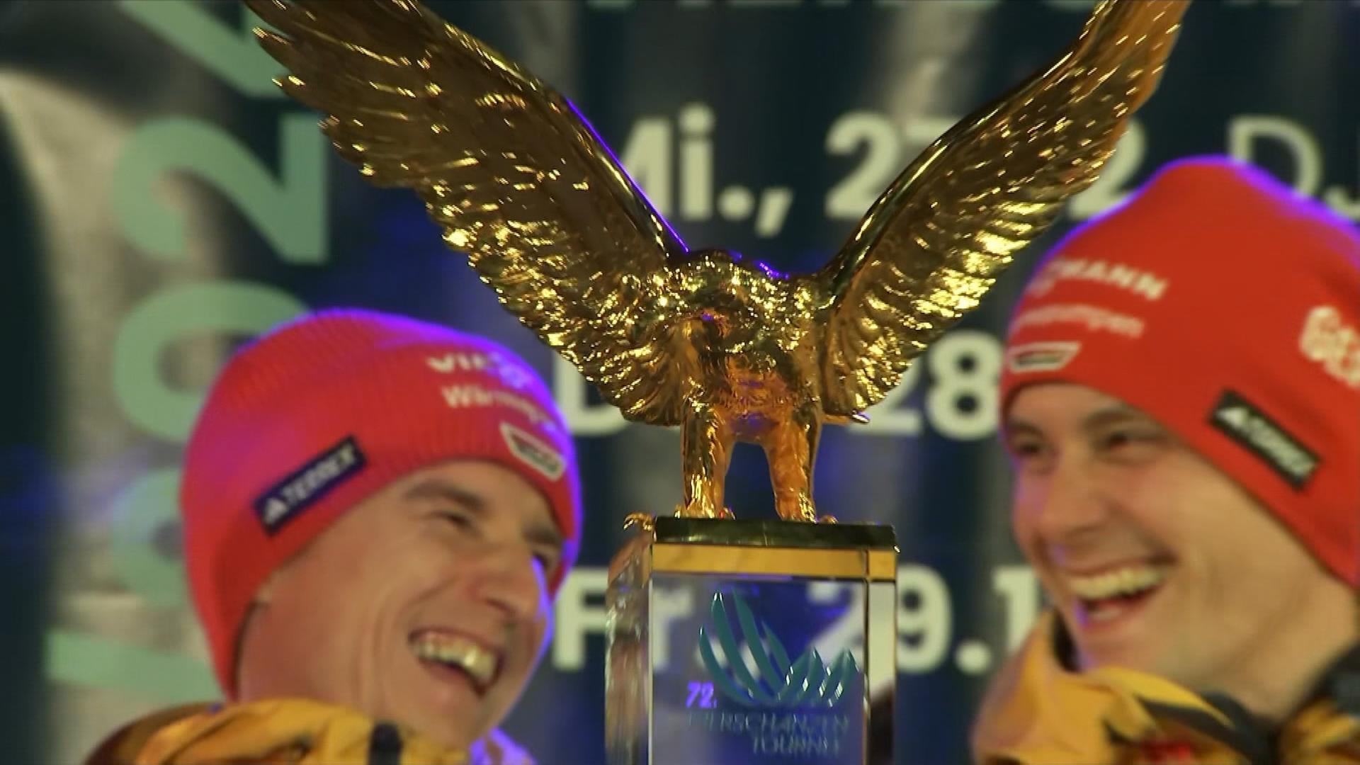Deutsche Skispringer vor Gesamtsieg?