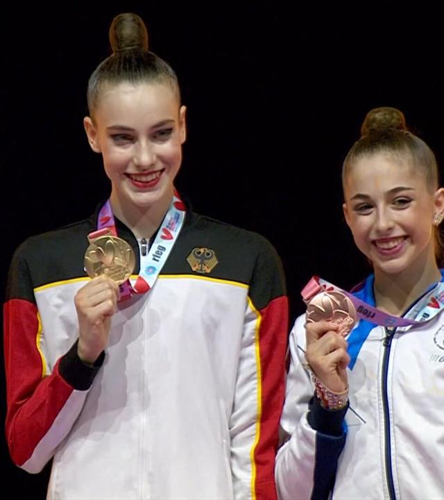 2023: 5x Gold für Sportgymnastin Darja Varfolomeev