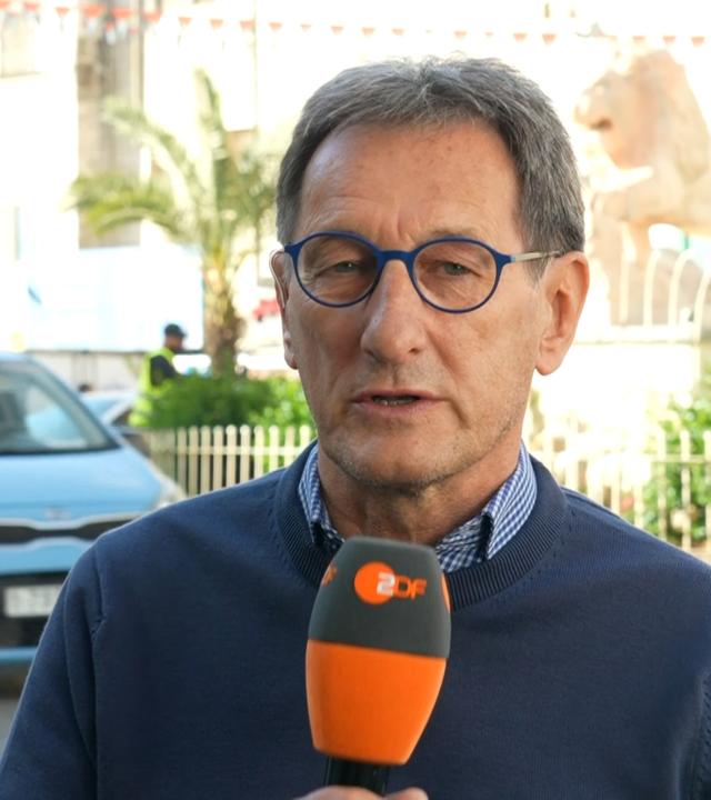 ZDF-Korrespondent Luc Walpot in Ramallah 