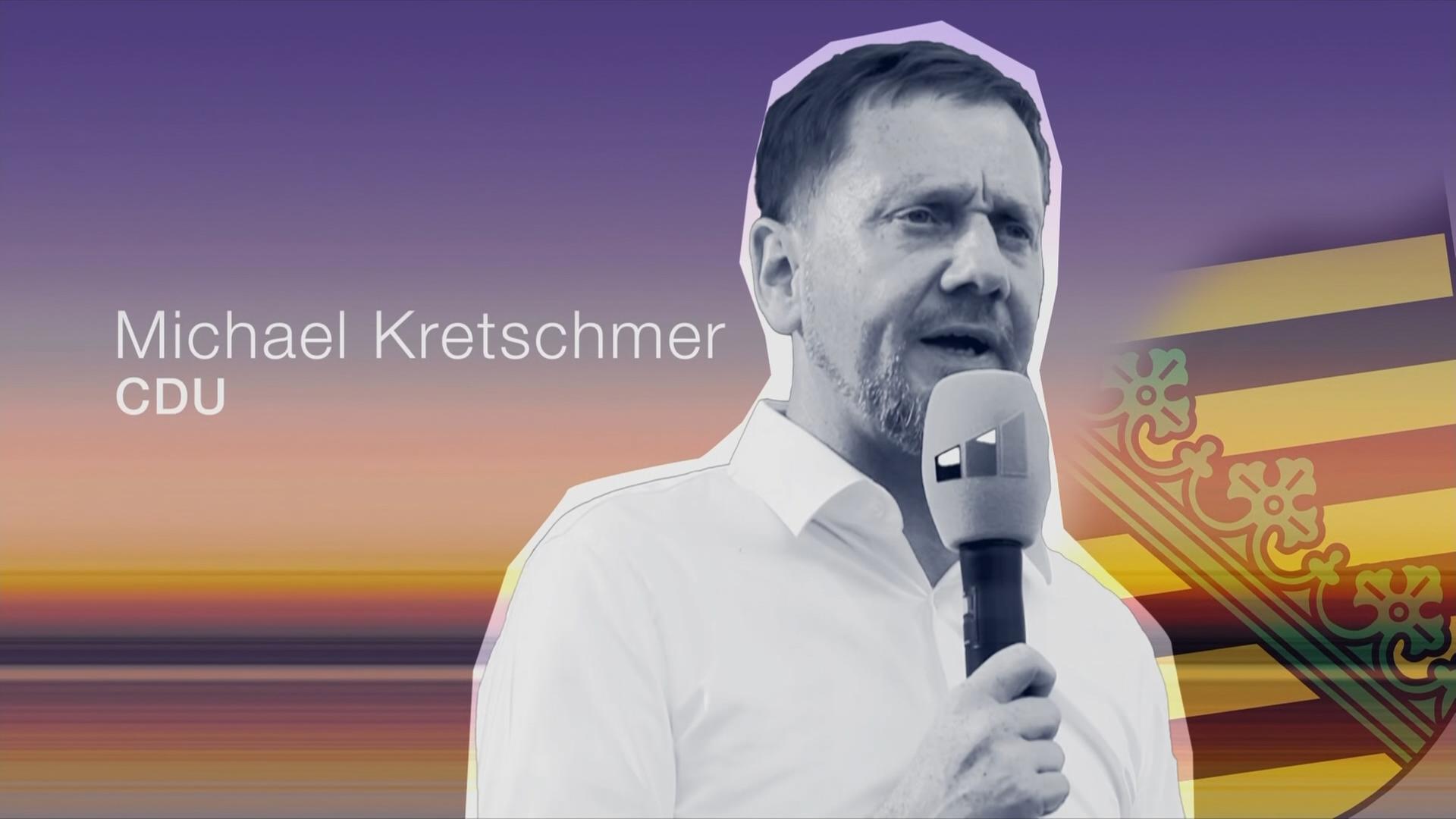 Michael Kretschmer, CDU, amtierender Ministerpräsident in Sachsen und Landtagswahl-Spitzenkandidat 