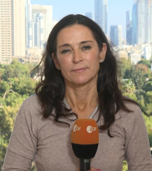 ZDF-Reporterin Susana Santina in Tel Aviv