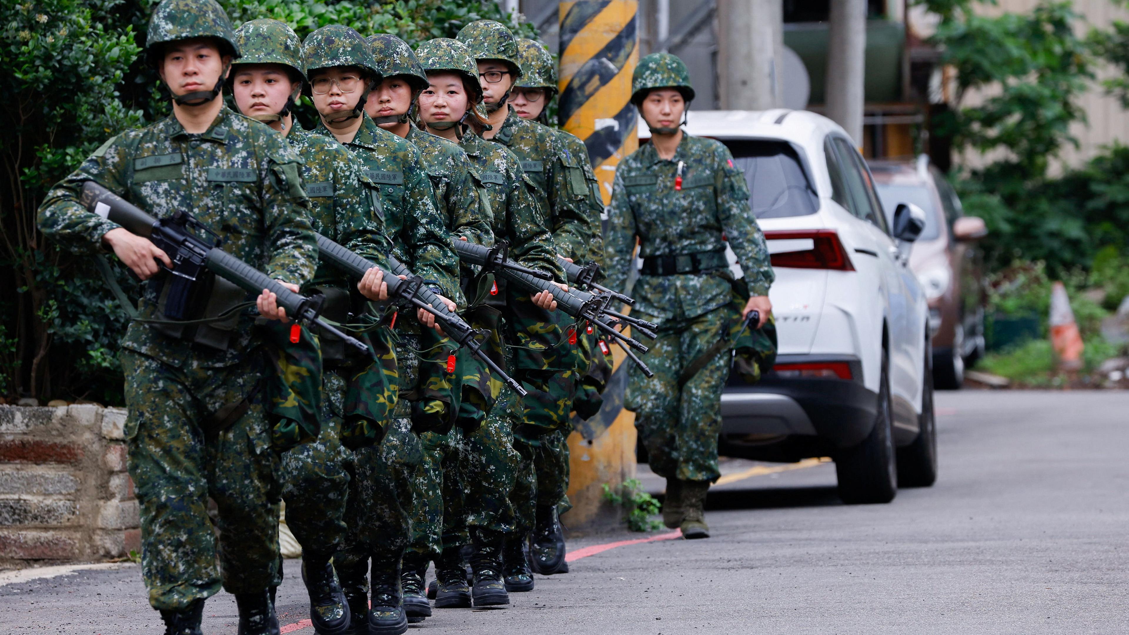 Soldaten in Taiwan