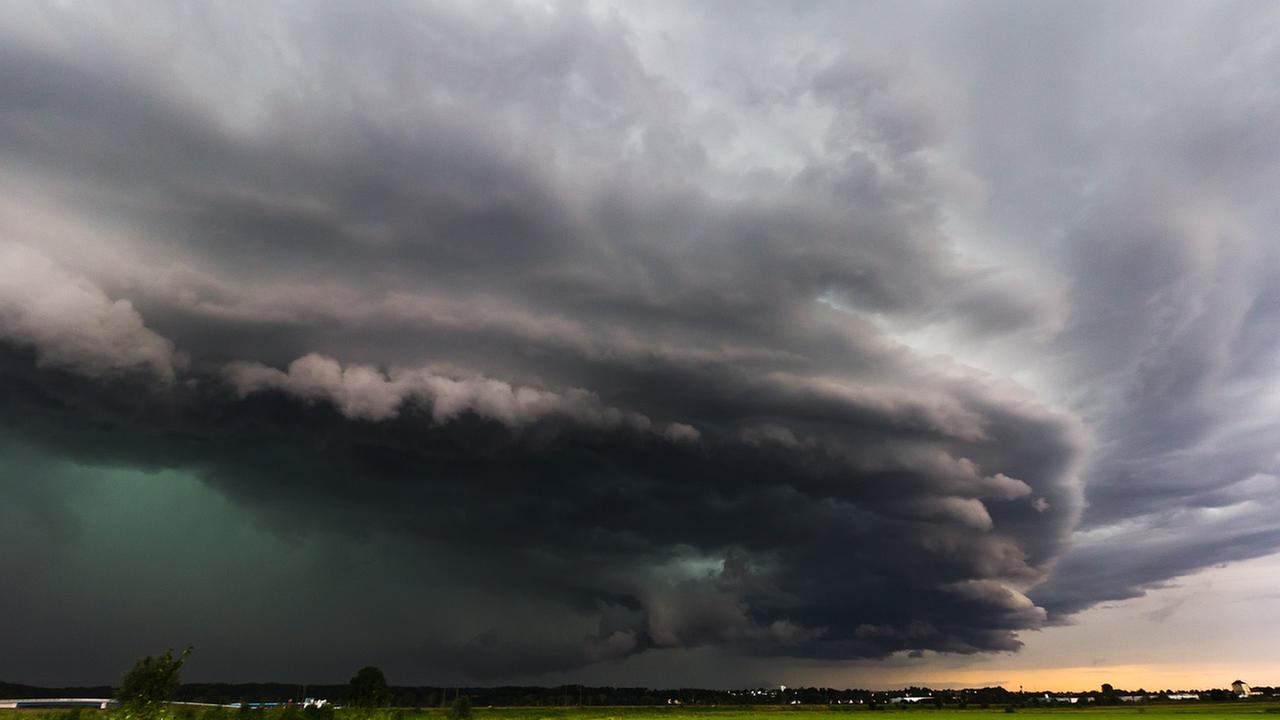 Gewitterwolken am Himmel