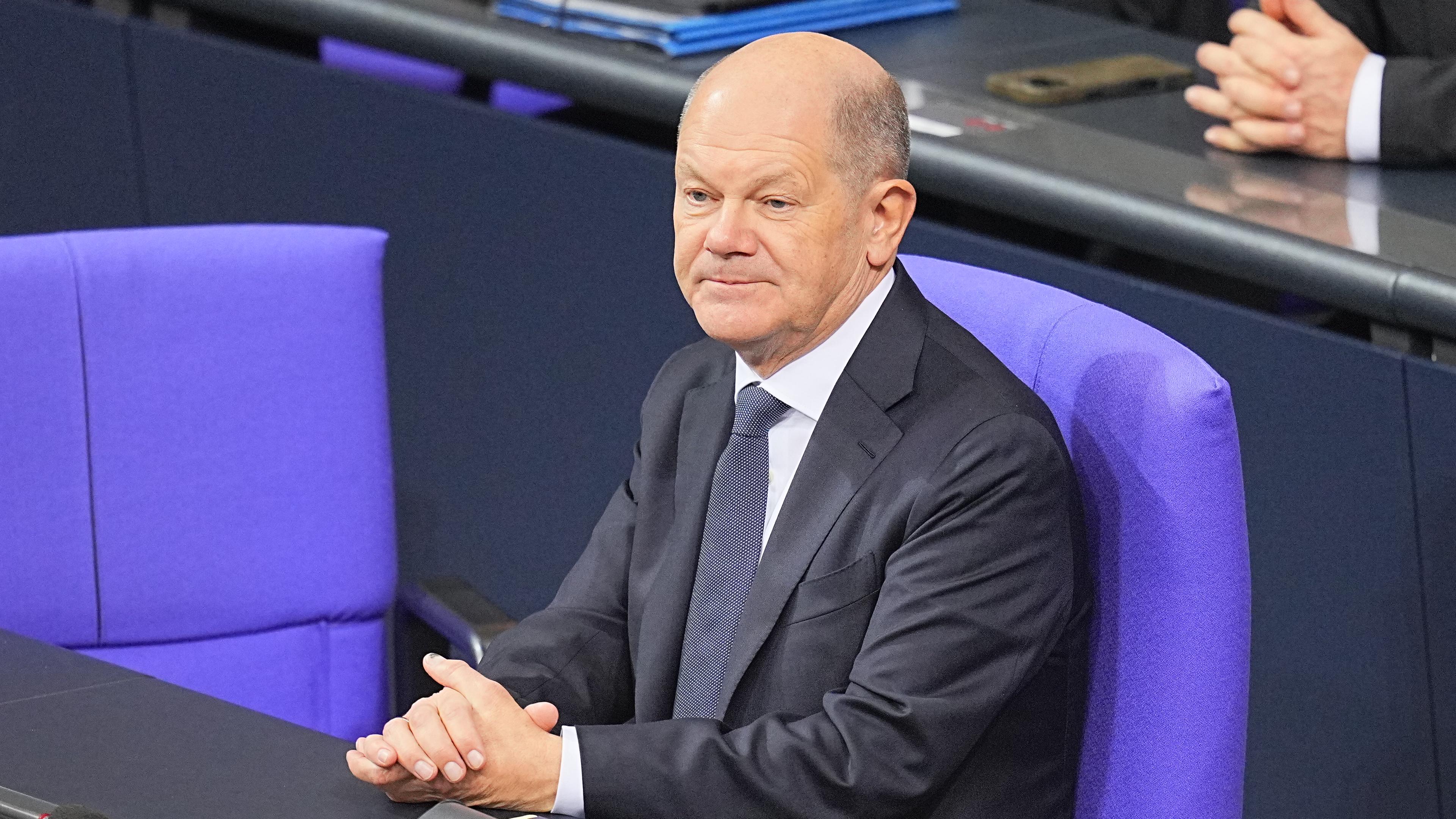 Scholz im Bundestag