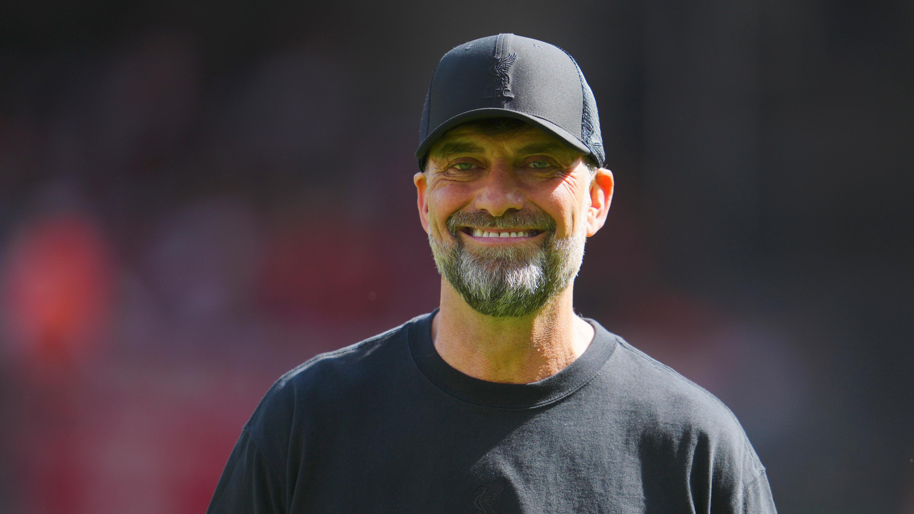 19.05.2024, Großbritannien, Liverpool: Jürgen Klopp in der Frontalansicht.