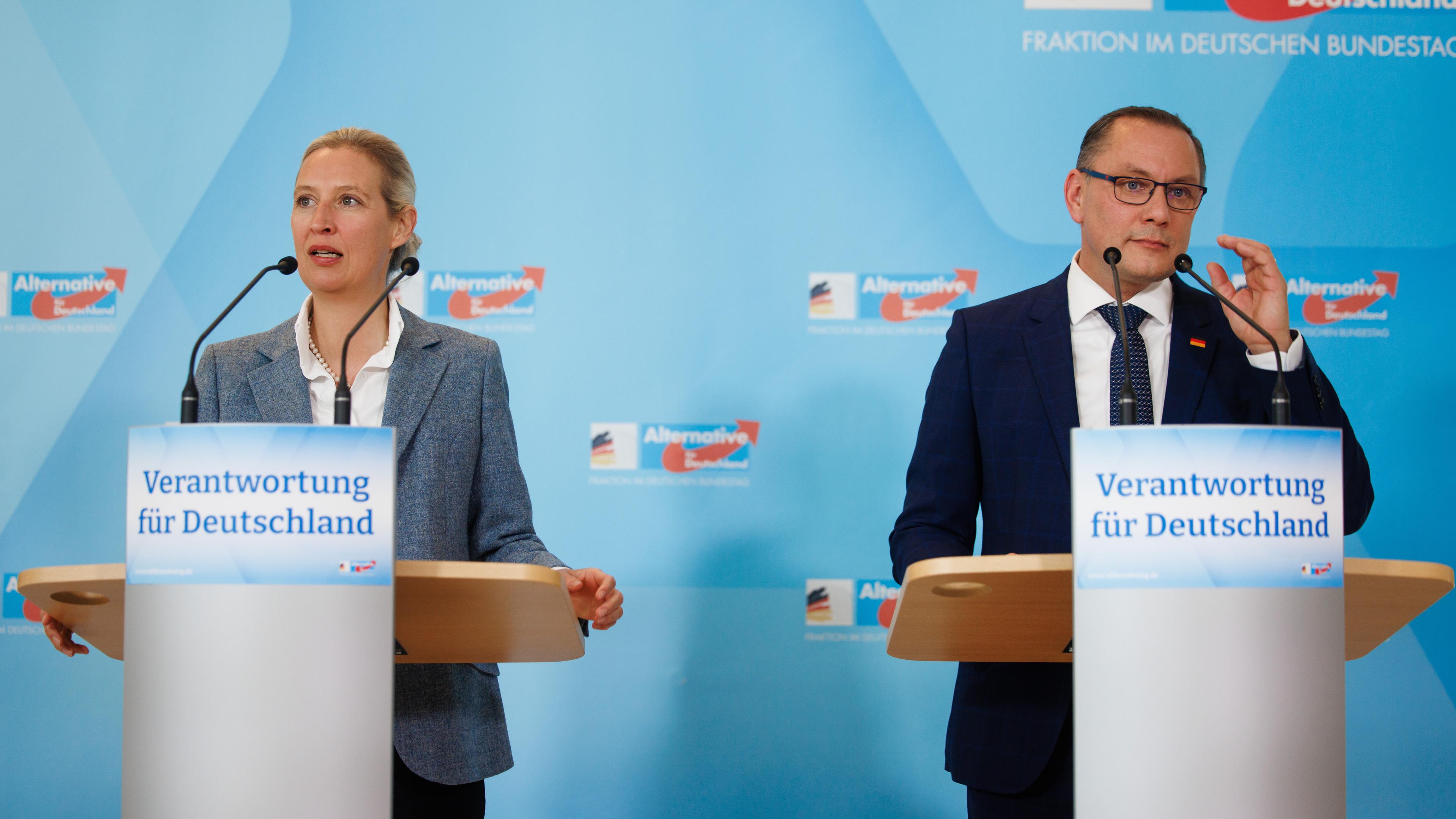 Alternative for Germany (AfD) press statement prior to faction meeting