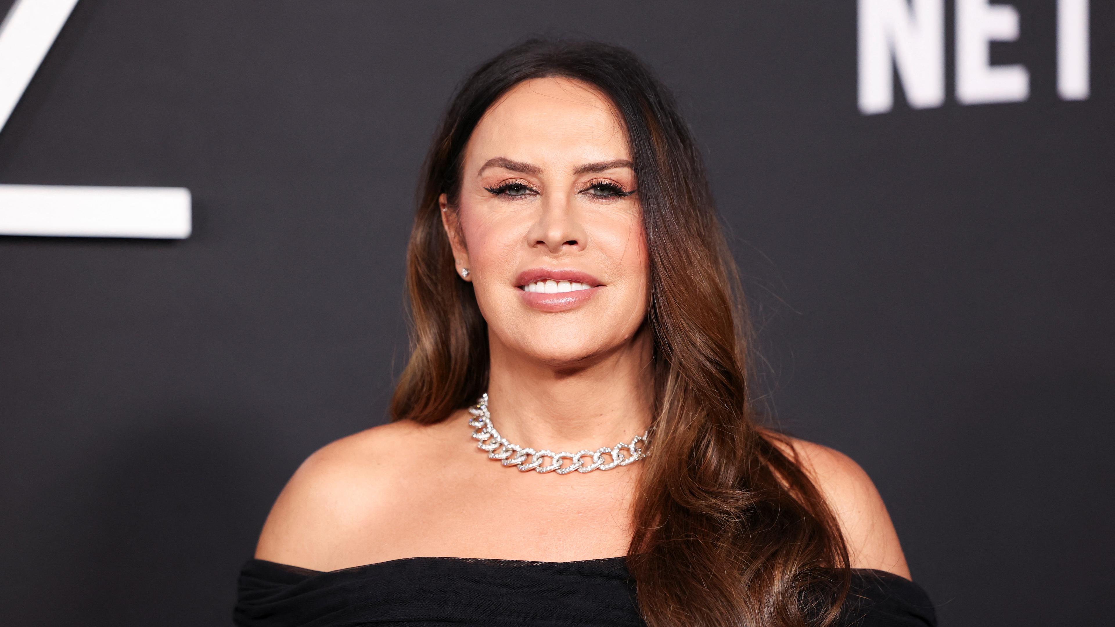 Cast member Karla Sofia Gascon attends a premiere for the film Emilia Perez at The Egyptian Theatre Hollywood in Los Angeles, California