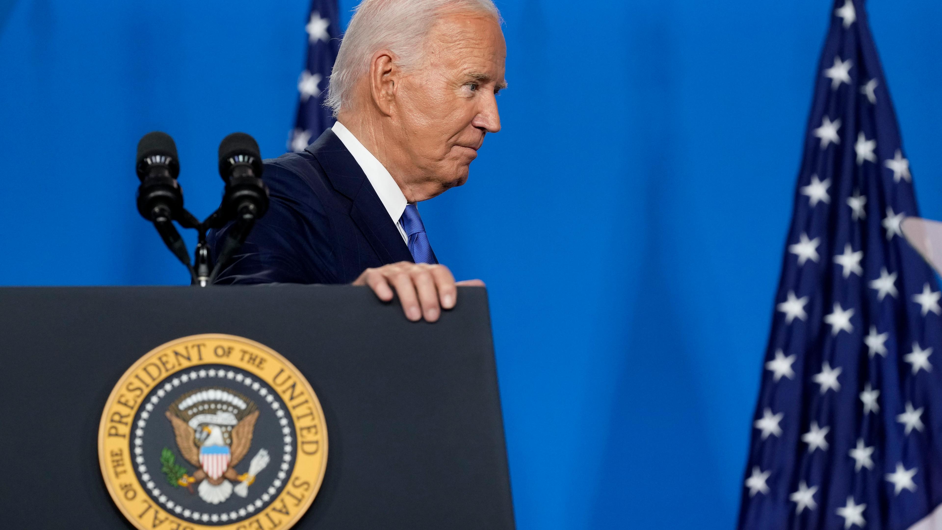Joe Biden beim NATO Gipfel