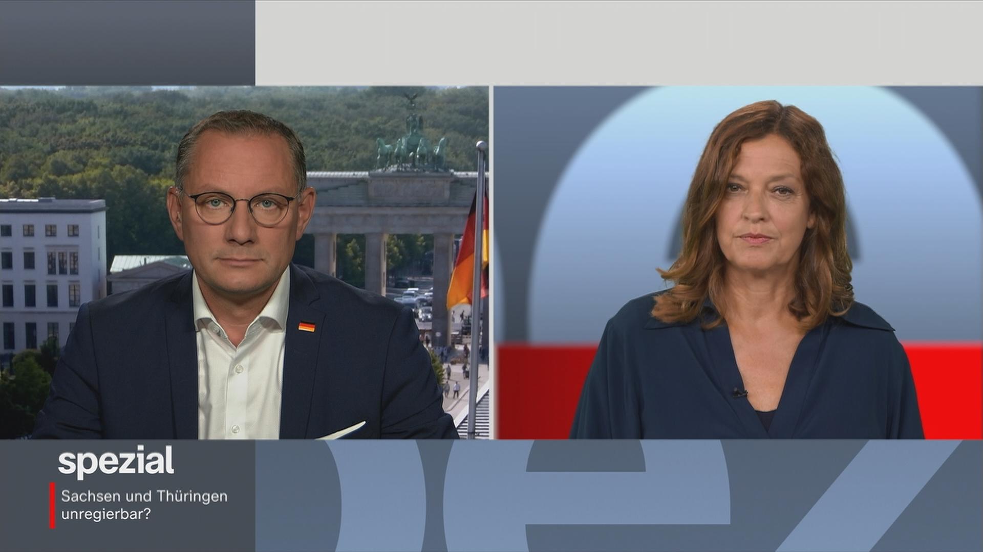 Antje Pieper im Gespräch mit Tino Chrupalla Bundesvorsitzender AFD