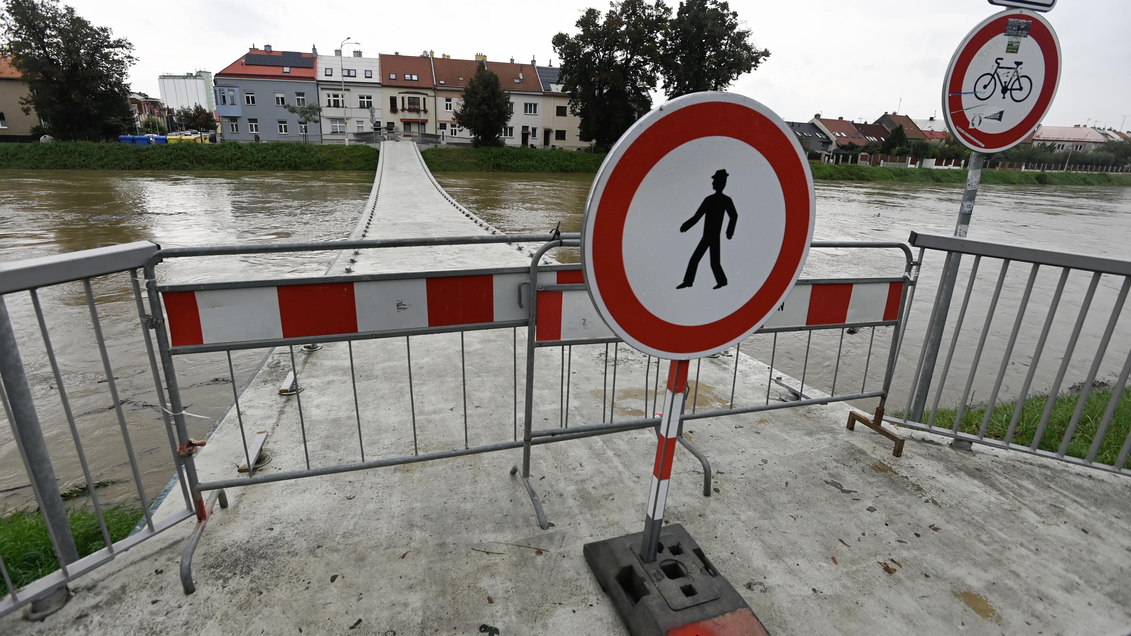 Hochwasser. in Tschechien