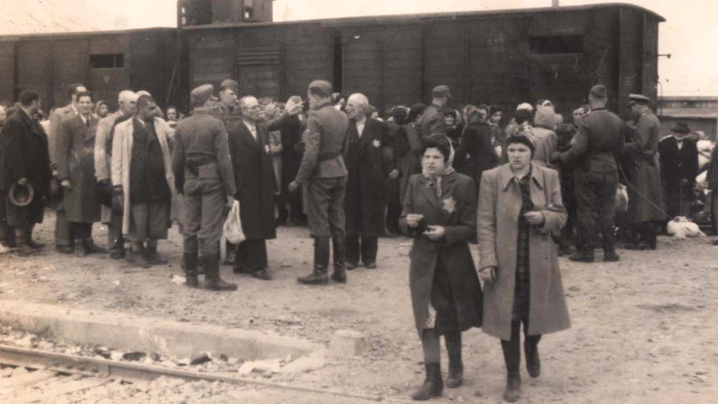 KZ Auschwitz-Birkenau - Die Selektion  hat  begonnen.