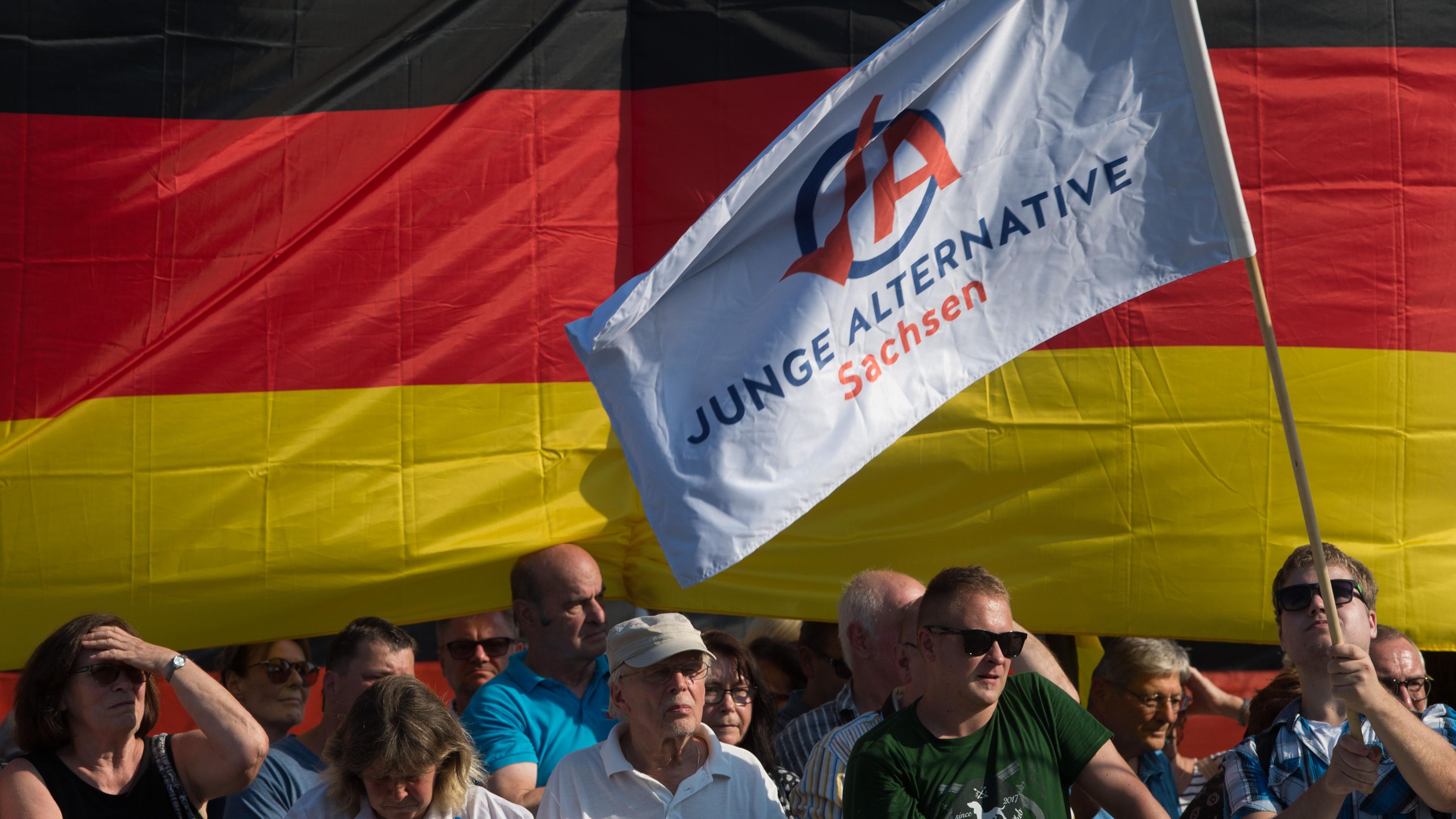 Demonstration der Jungen Alternativen in Sachsen - 2018