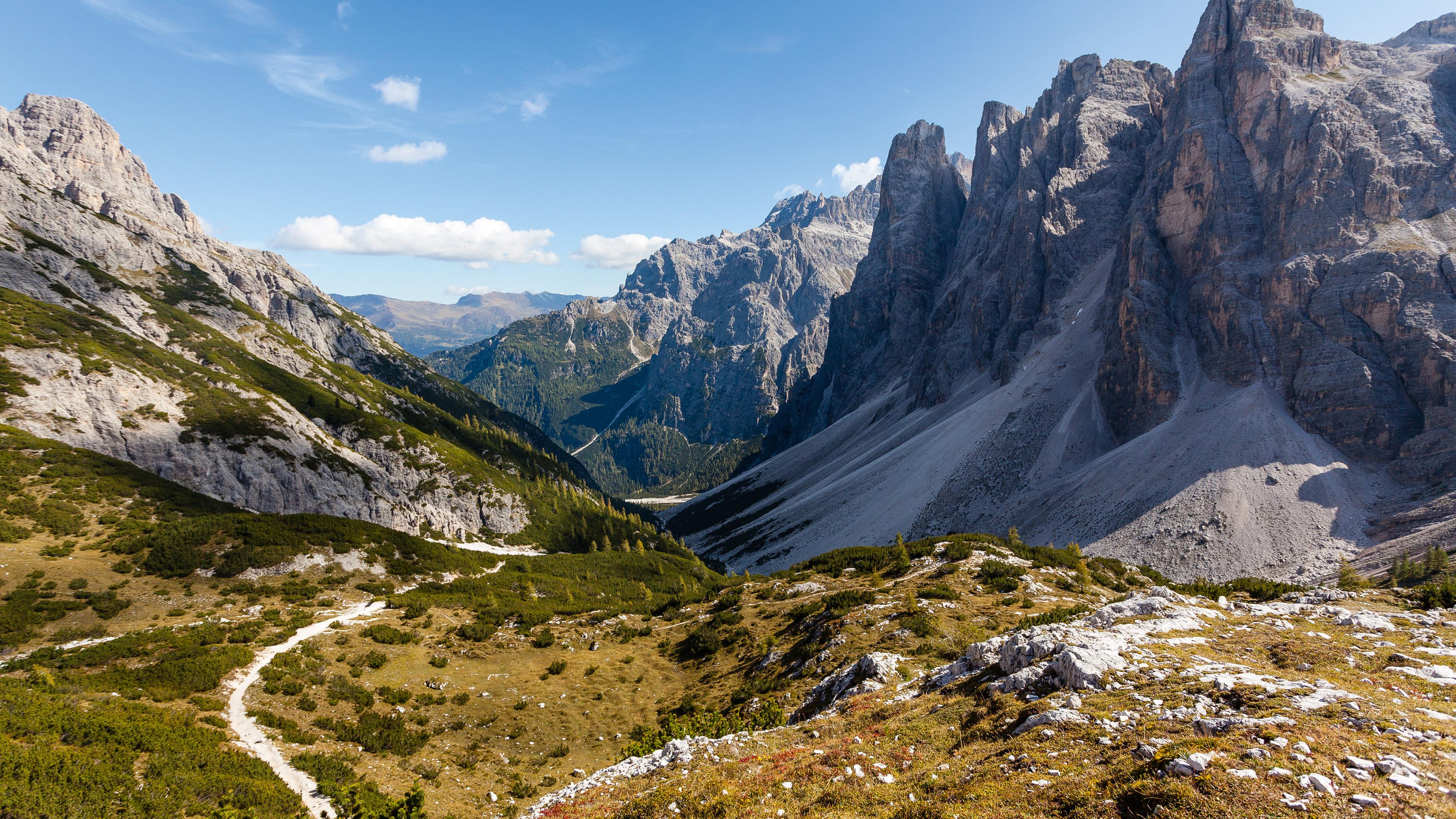 hochtal in den sextener dolomiten