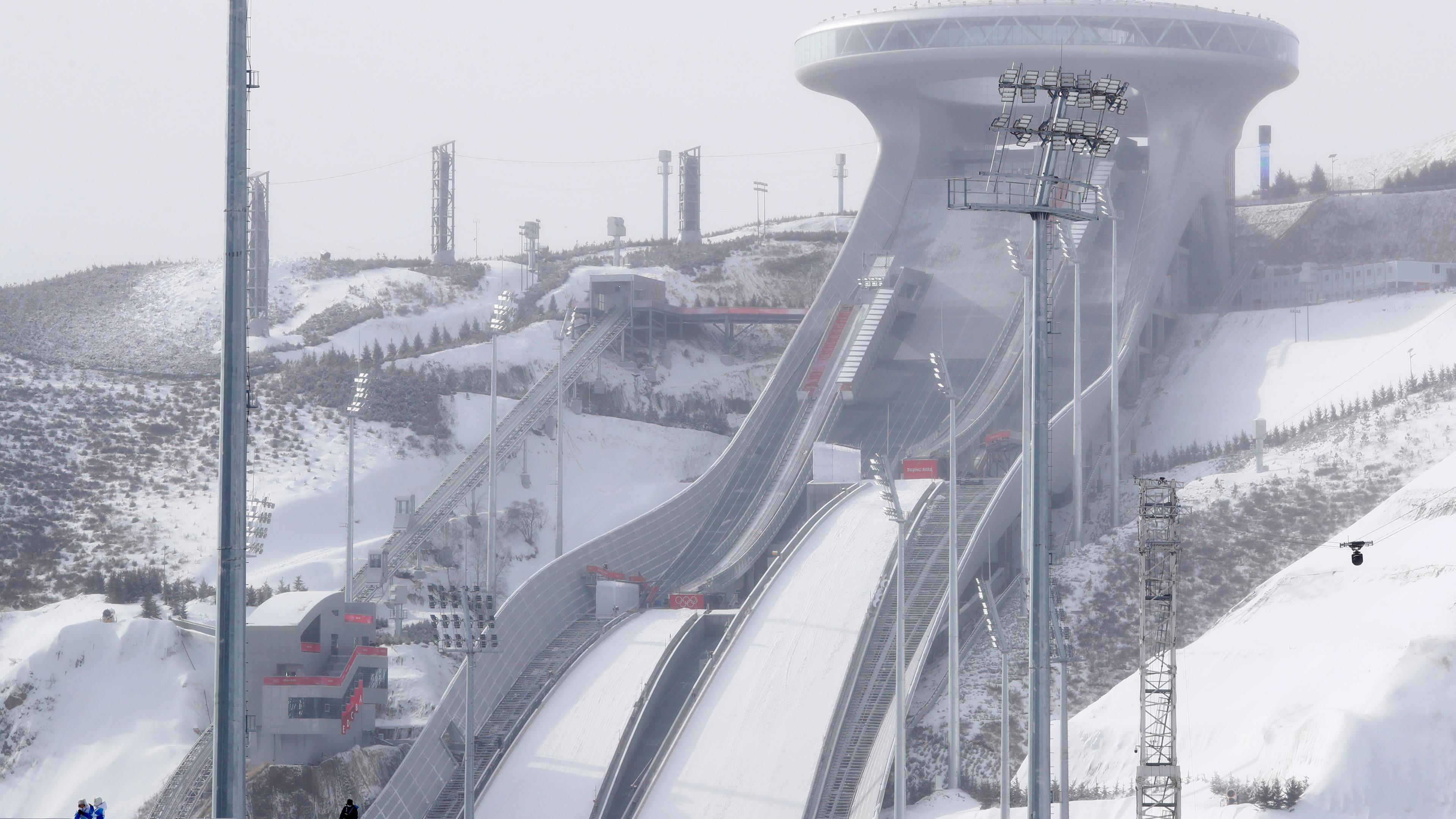 Skisprungschanzen in Zhangjiakou