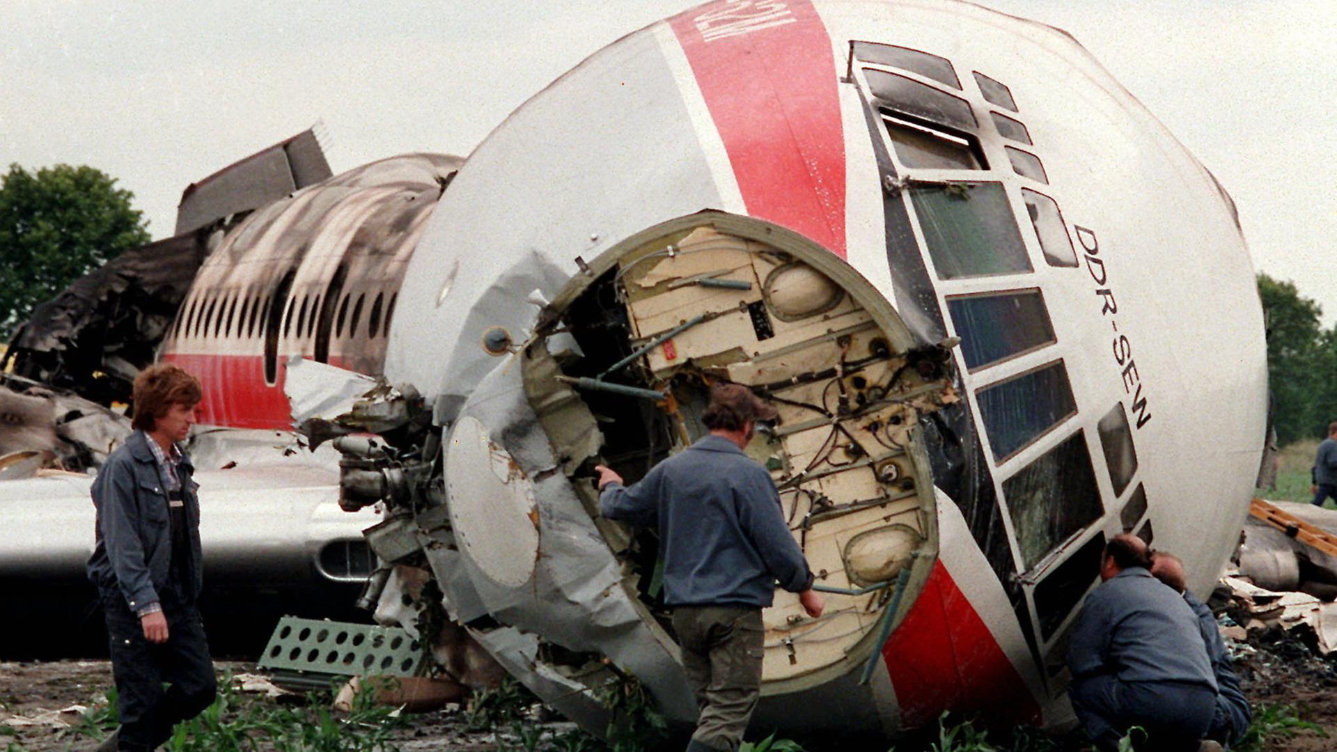 Flugzeugabsturz in Berlin Schönefeld - 1989