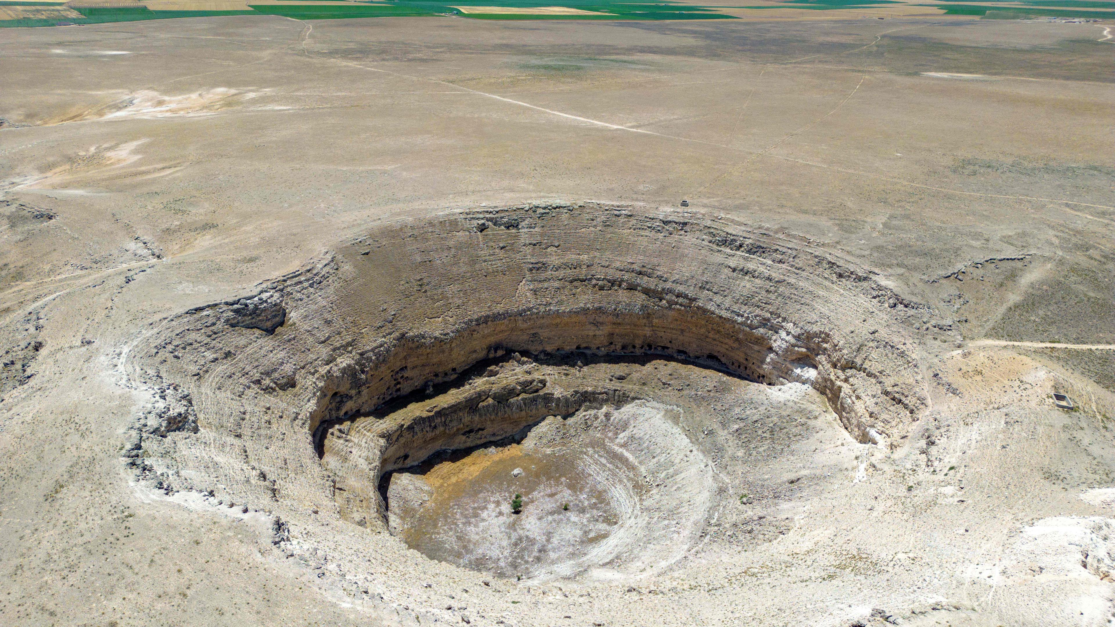 'Death at bottom': Turkey sinkholes threaten farmers 