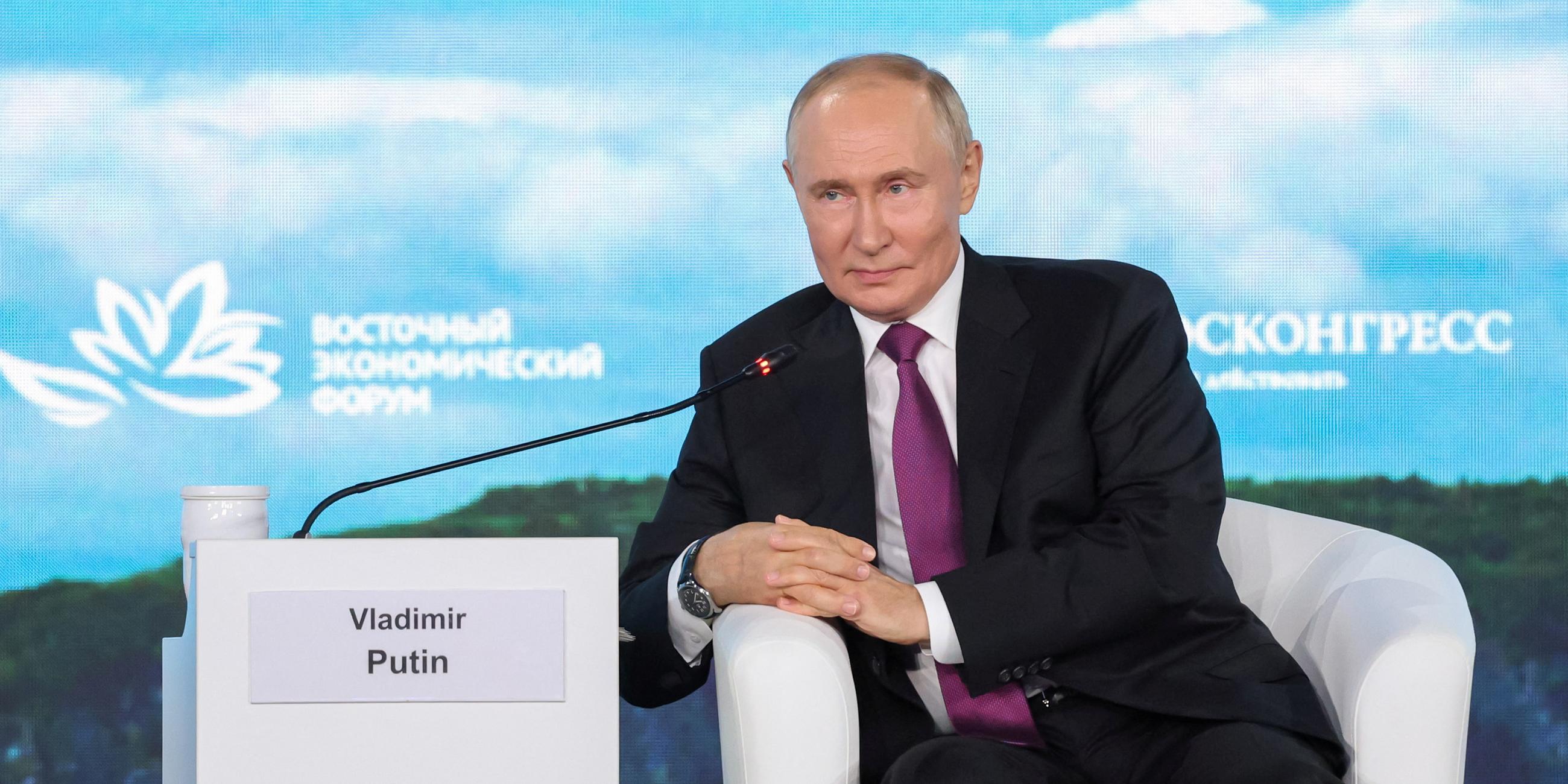 Russian President Putin attends Eastern Economic Forum in Vladivostok