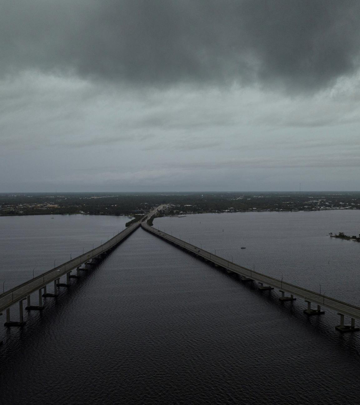 FILE PHOTO: Hurricane Milton approaches Fort Myers, Florida