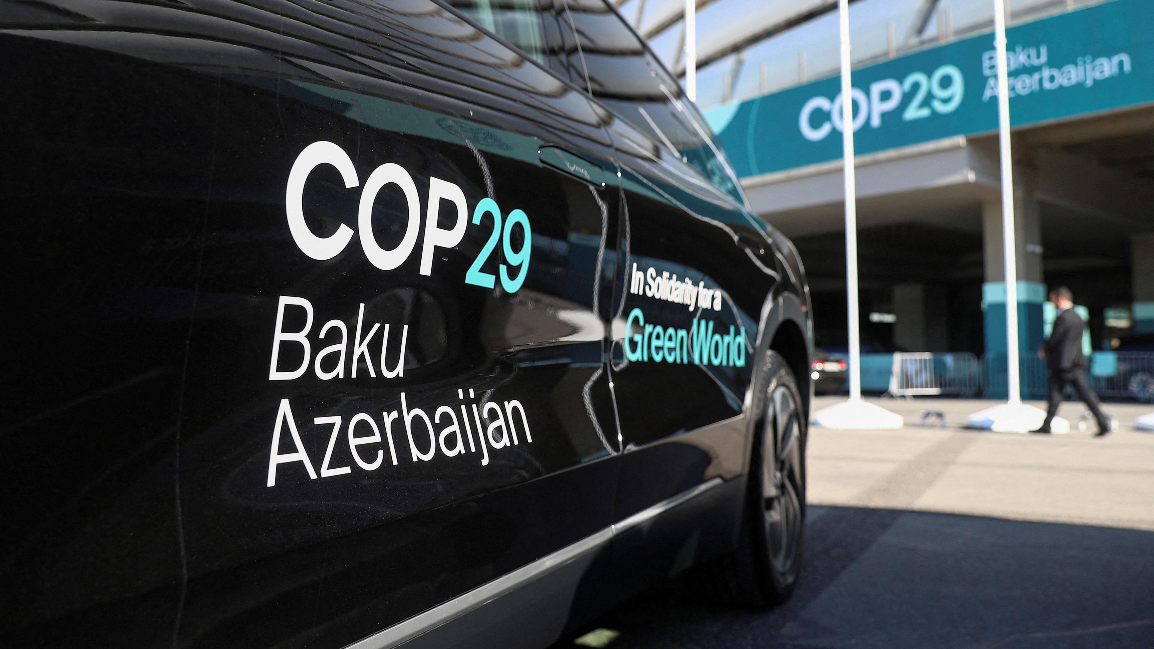 FILE PHOTO: Preparation for COP29 climate summit in Baku