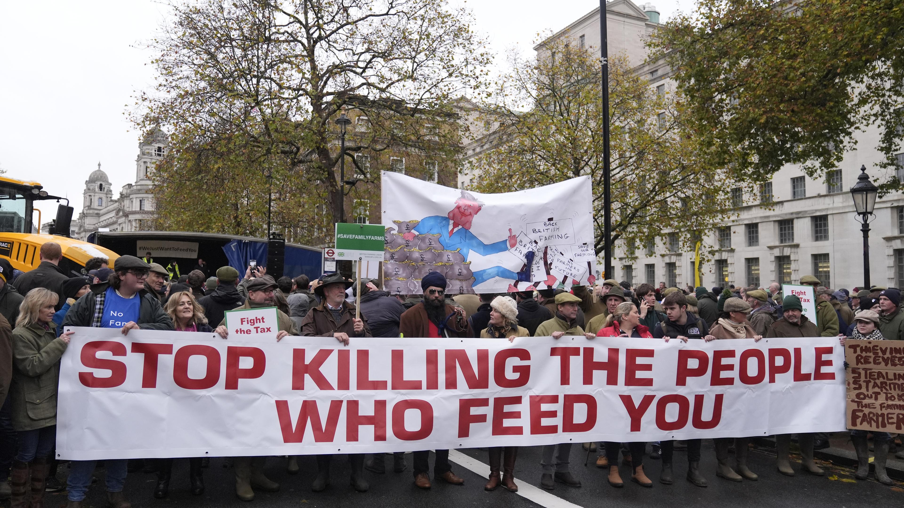 Bauernproteste in Großbritannien