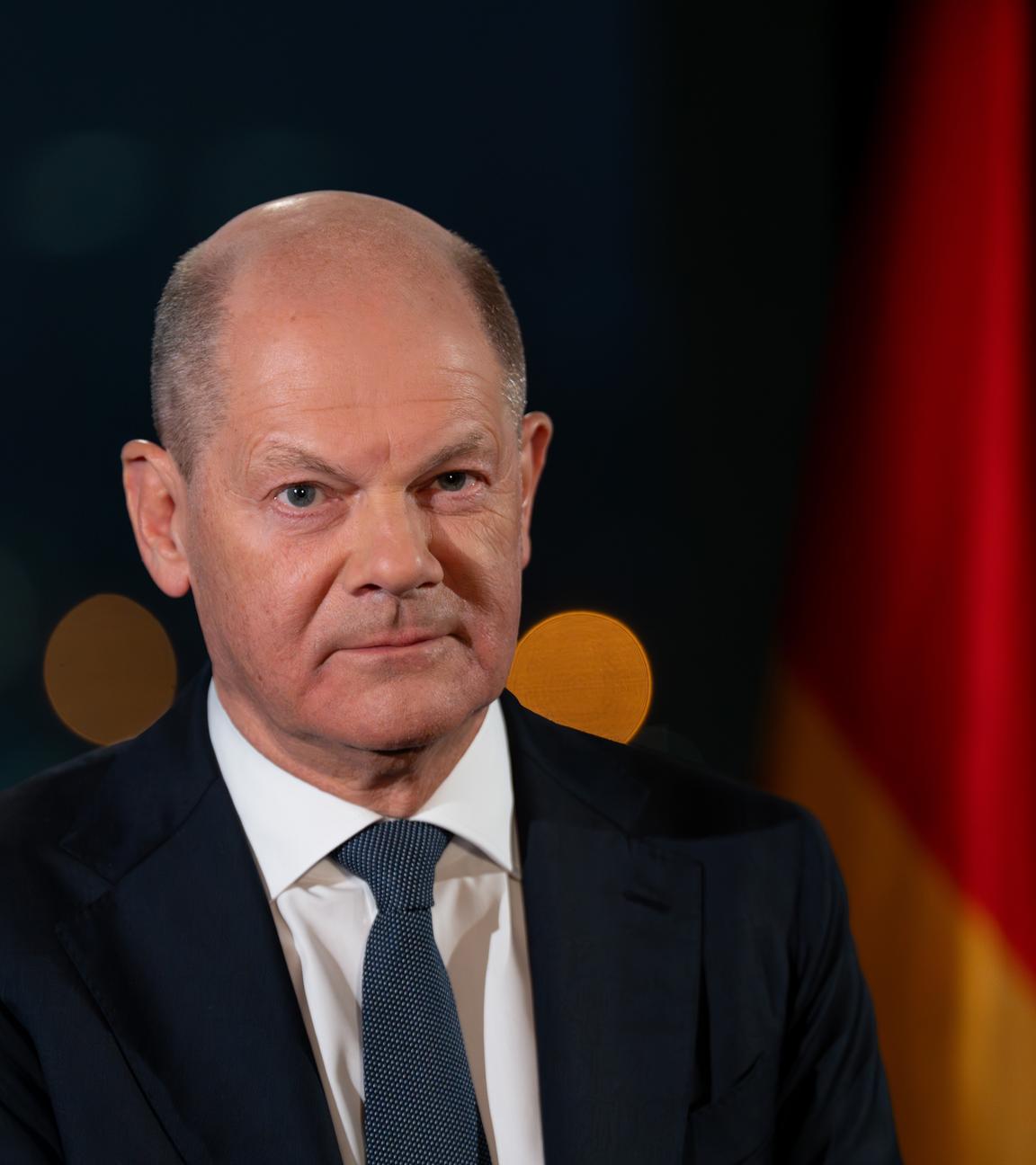 Aufzeichung der Neujahrsansprache von Bundeskanzler Scholz