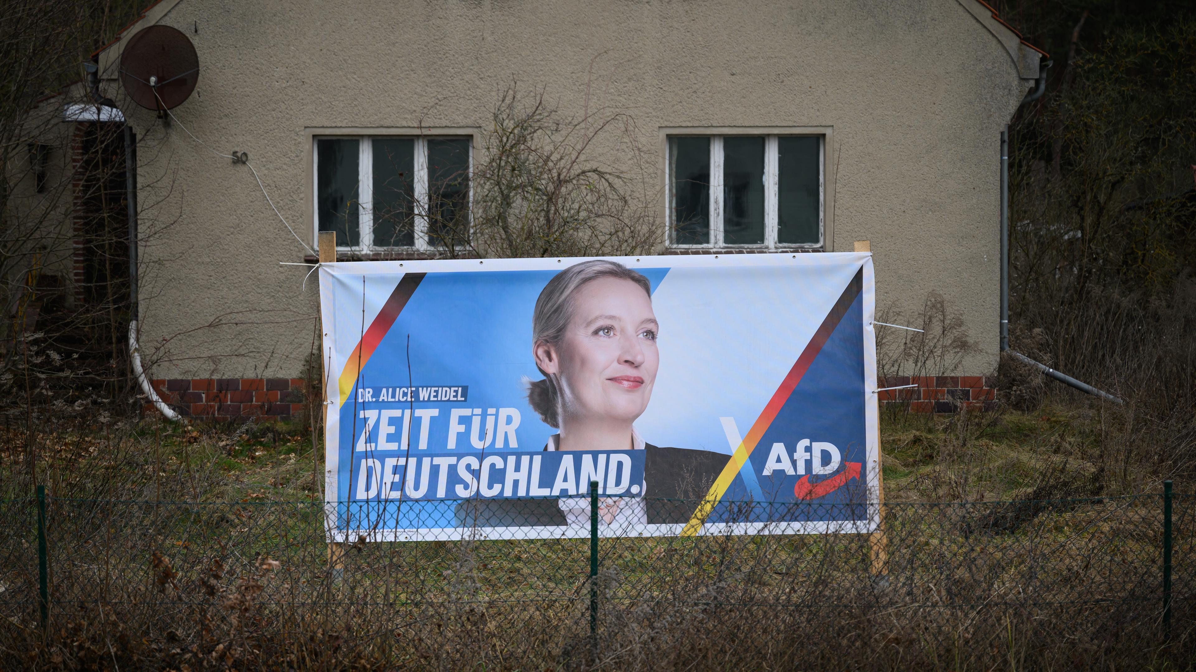 Wahlplakate in Brandenburg