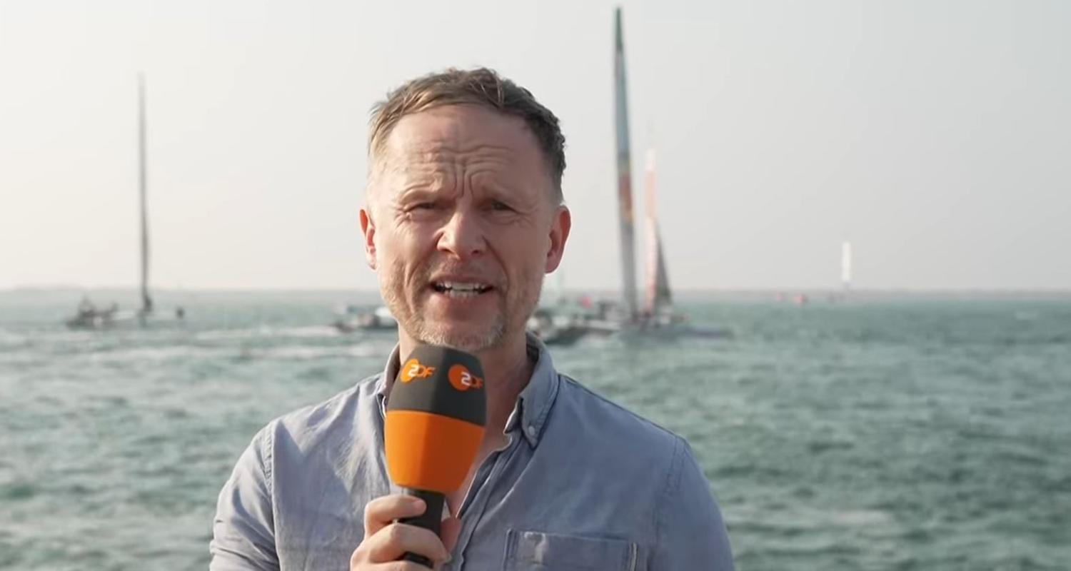 ZDF-Reporter Alexander Ruda berichtet vom Auftakt der SailGP-Rennserie in Dubai