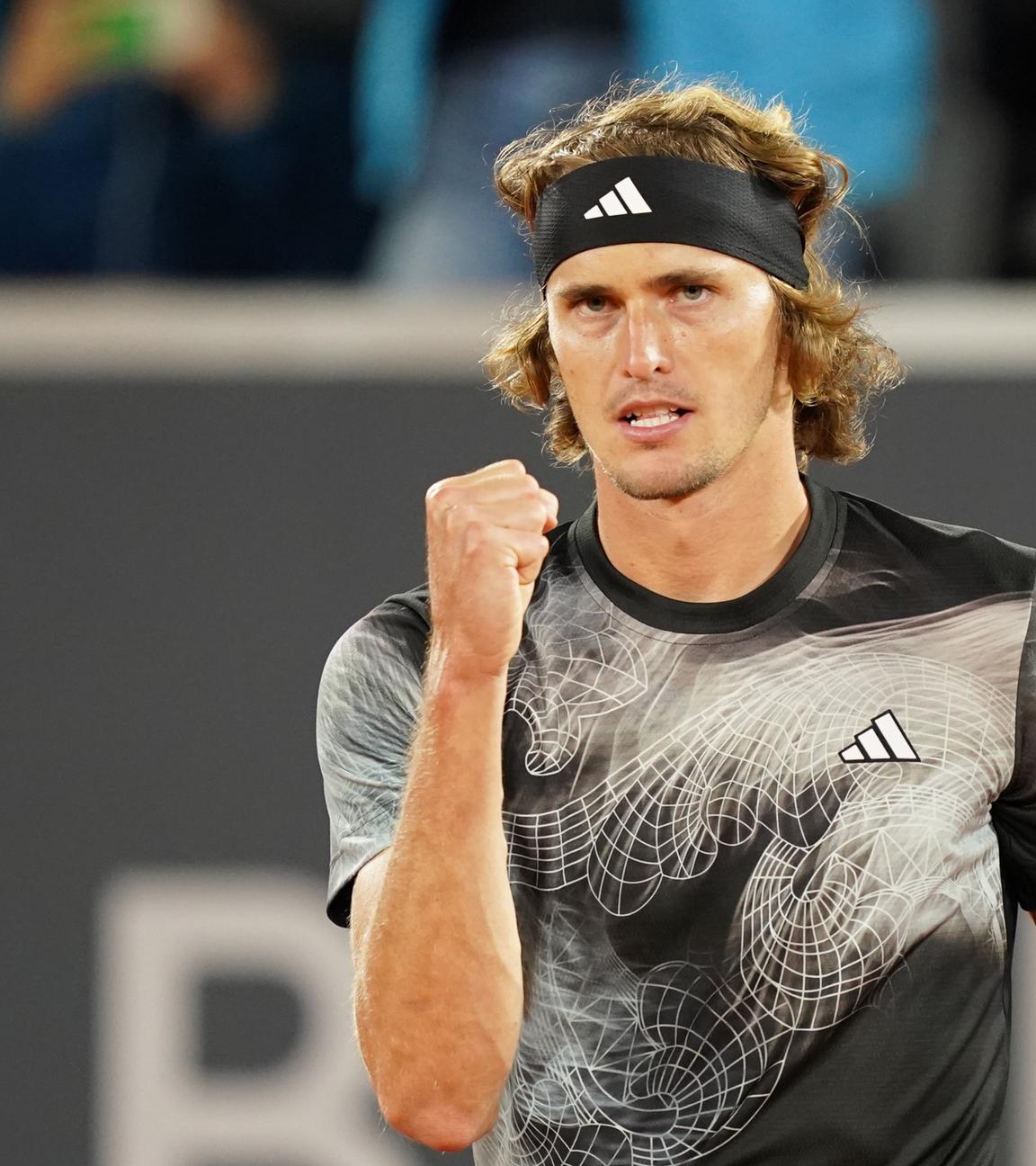 Alexander Zverev jubelt nach seinem Sieg