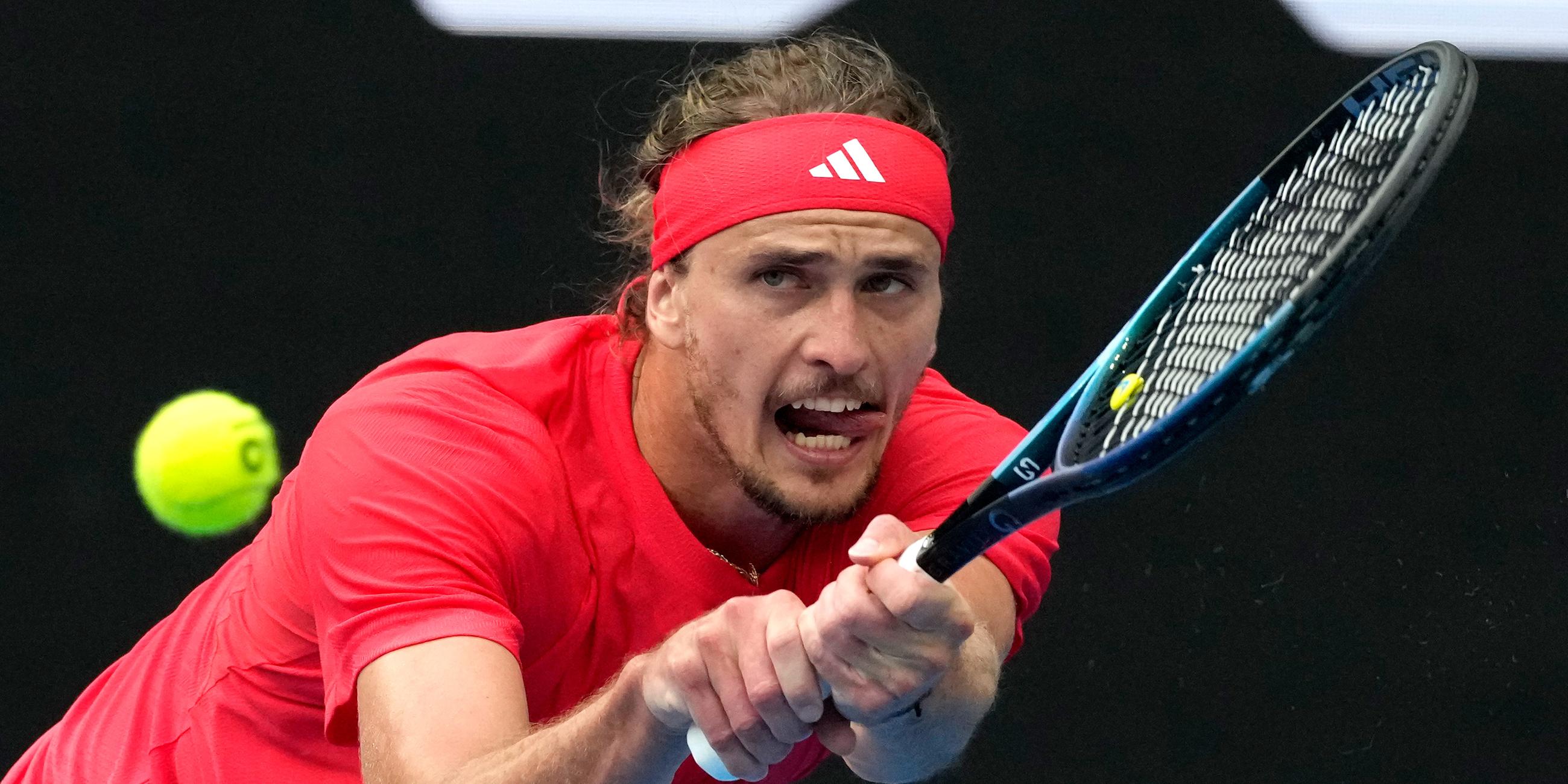 Alexander Zverev bei der Australian Open, aufgenommen am 19.01.2025