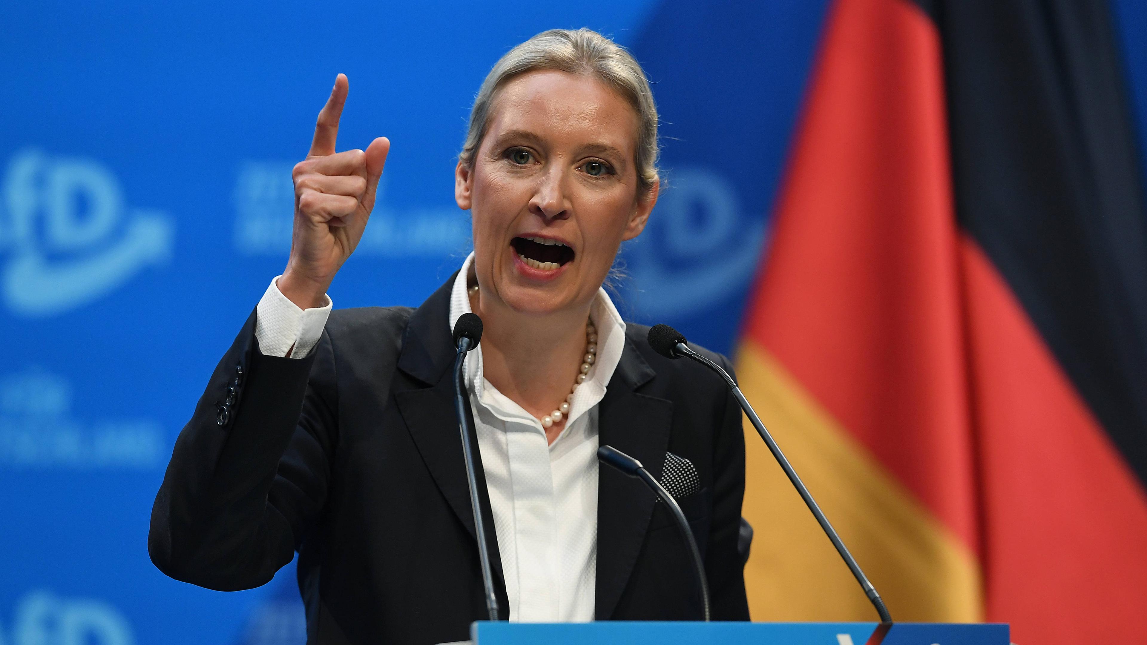 Alice Weidel auf dem Parteitag in Riesa