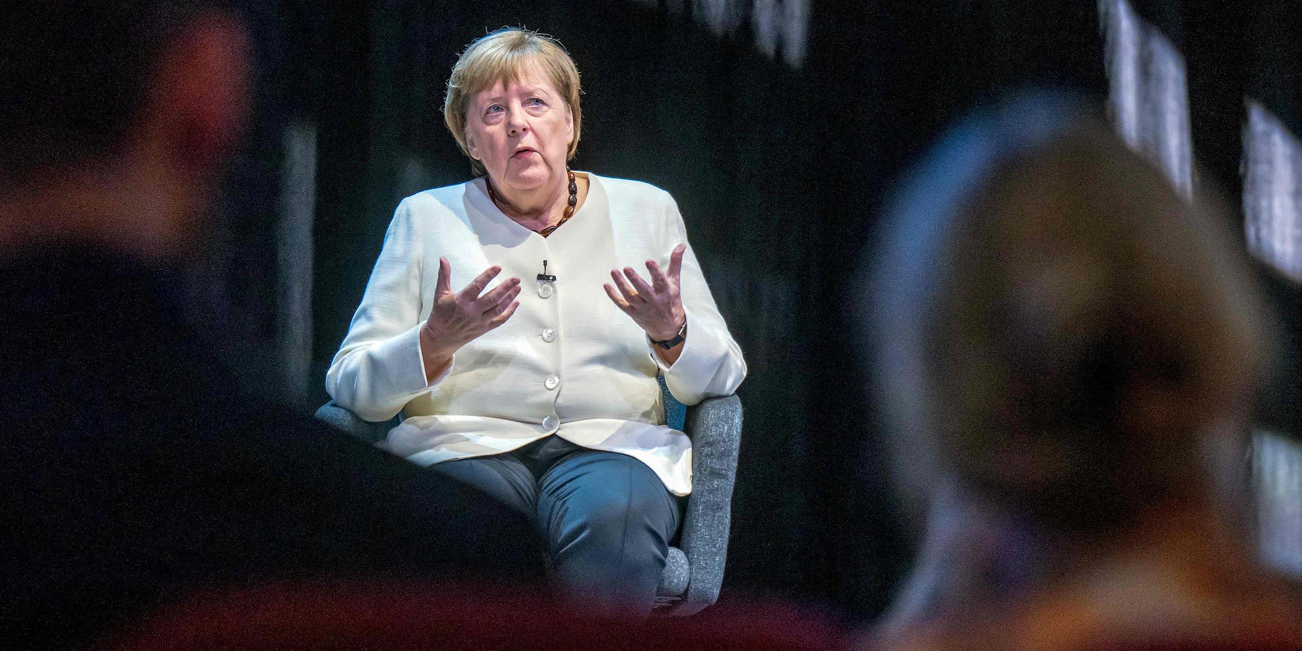 Angela Merkel, aufgenommen am 26.11.2024 in Berlin