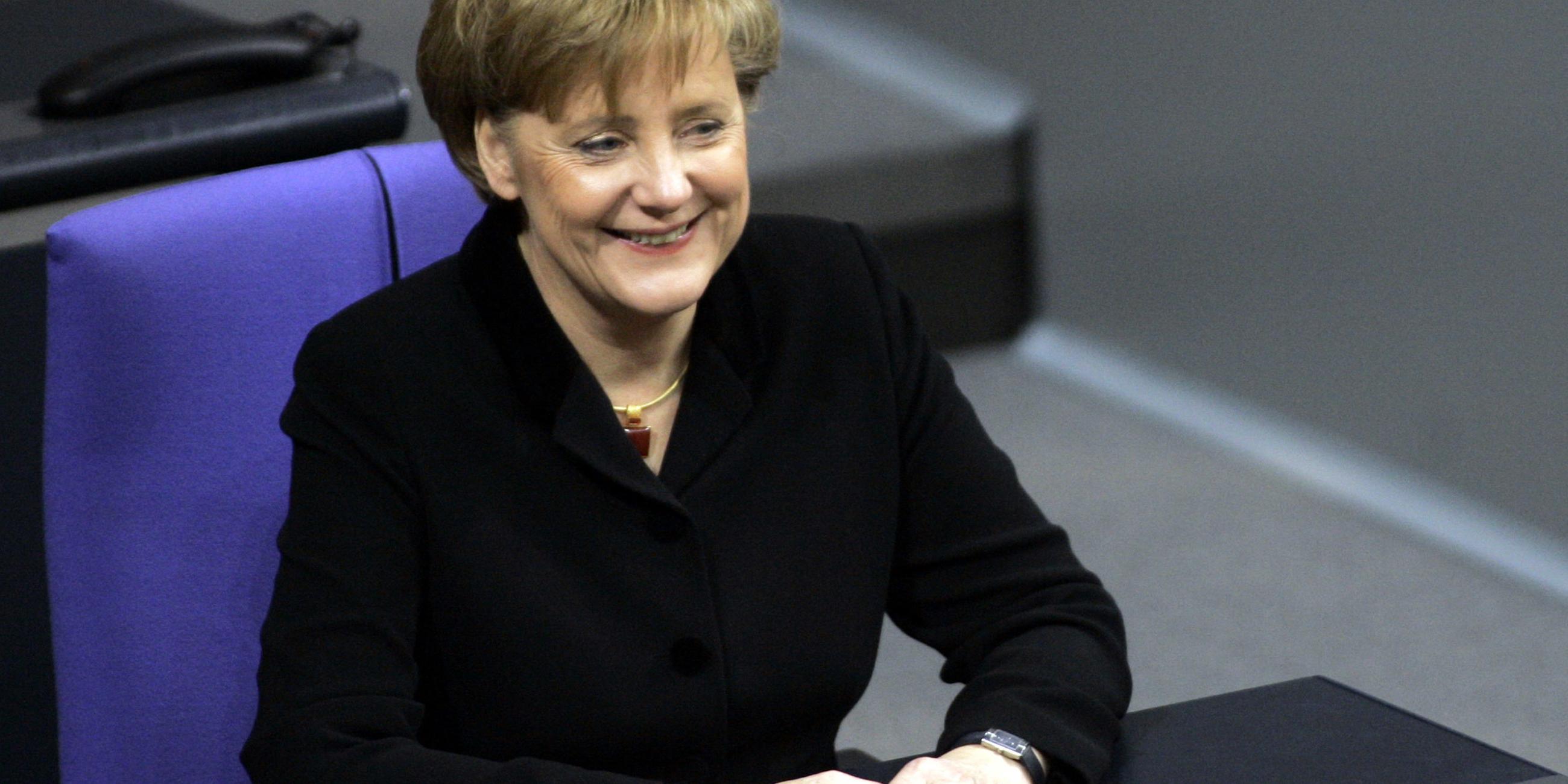 Archiv: Angela Merkel am 22.11.2005 in Berlin