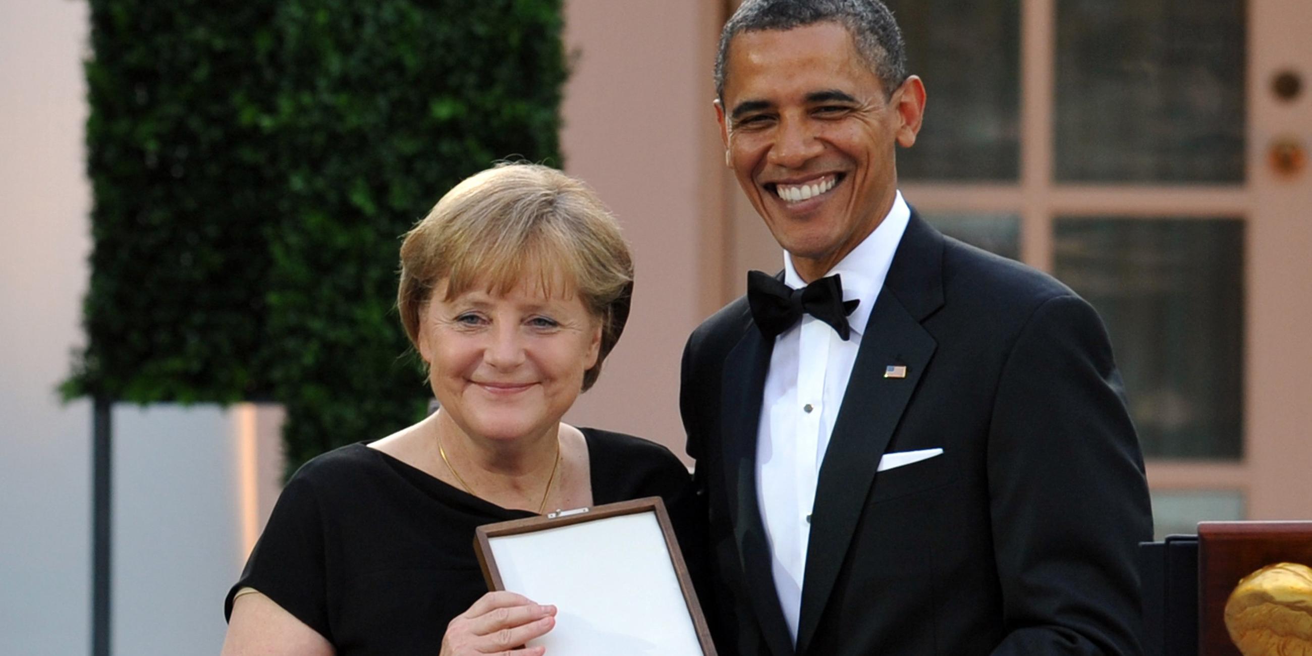 Angela Merkel und Barack Obama