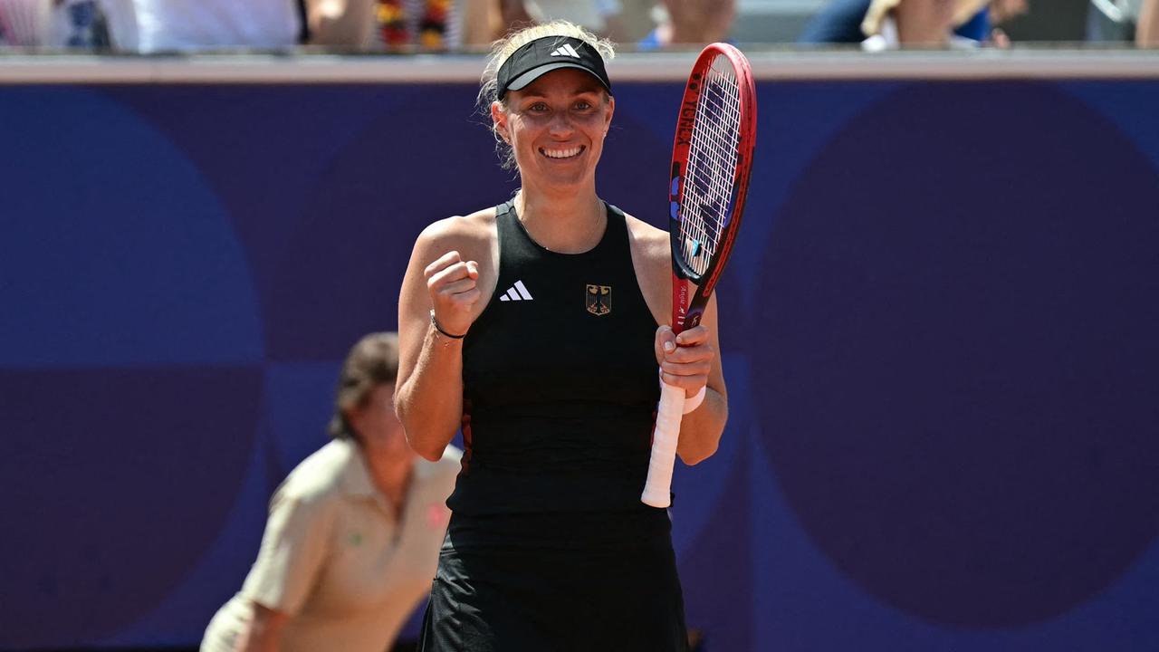 Olympia 2024 Angelique Kerber im TennisViertelfinale ZDFheute