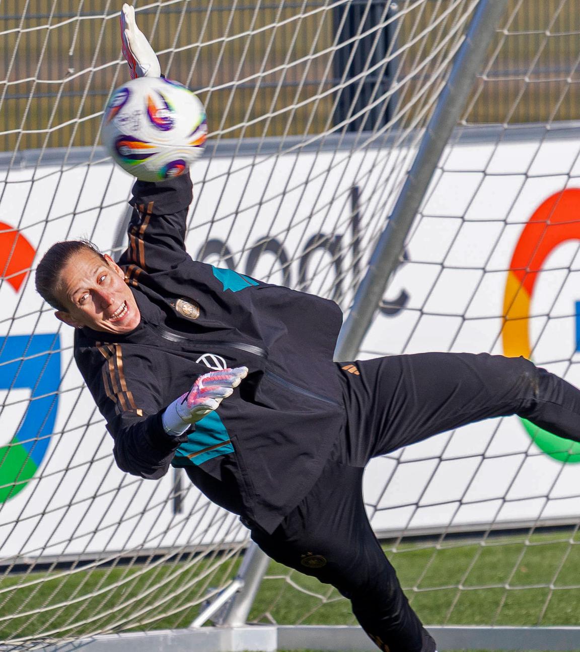 Ann-Katrin Berger im Training, aufgenommen am 18.02.2025