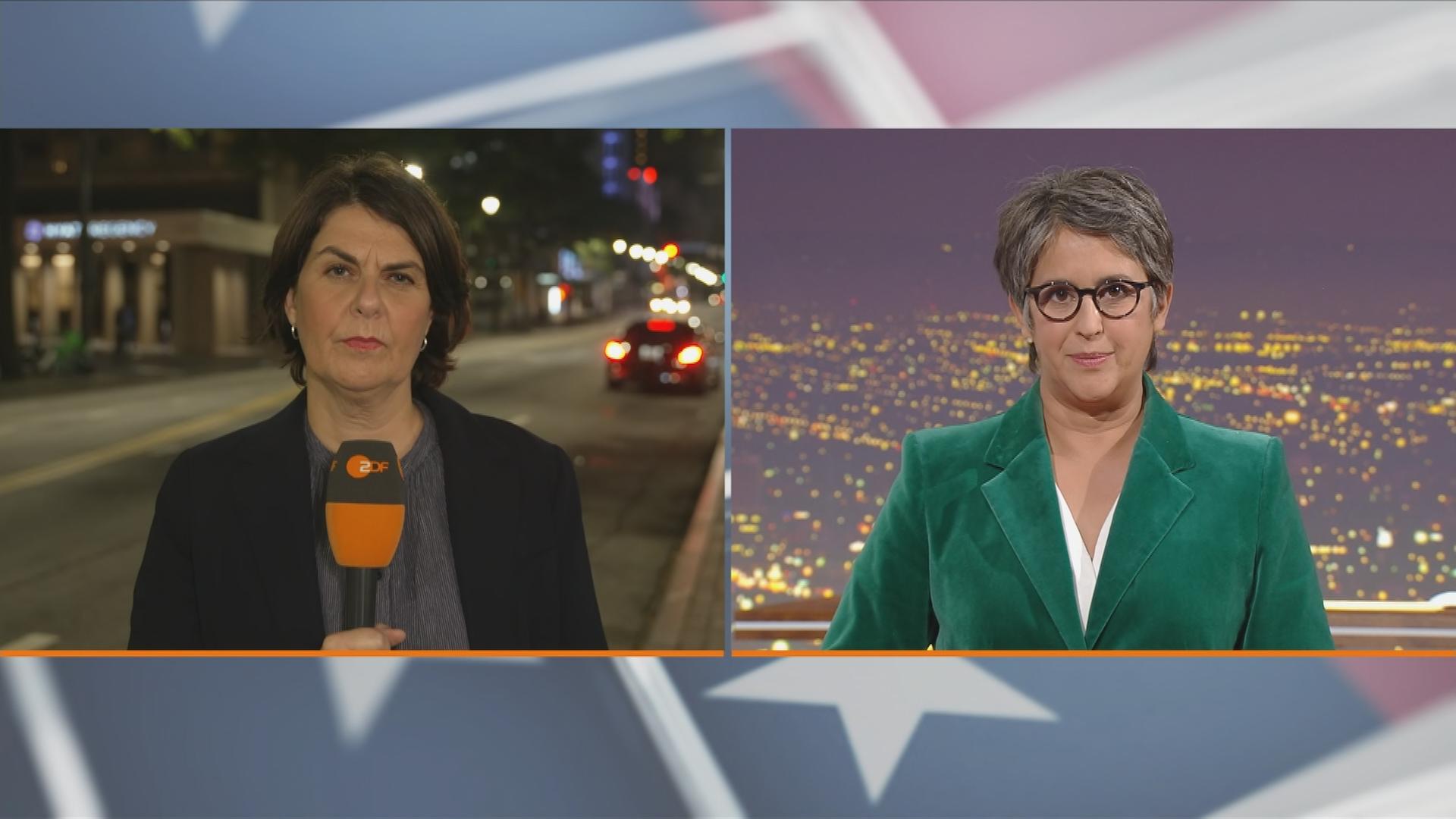 ZDF-Reporterin Anne Brühl im Swing State Georgia