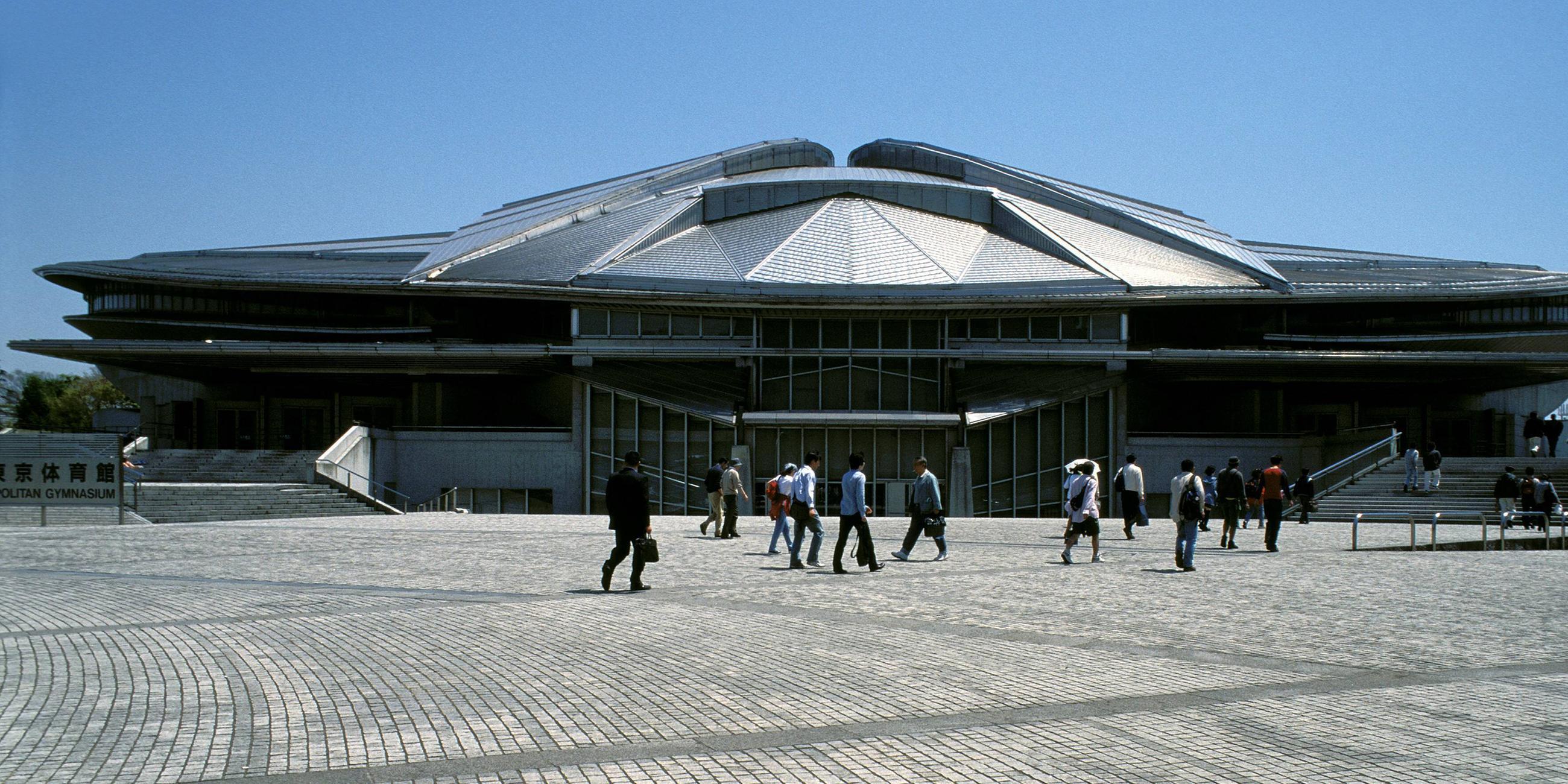 Tokioer Sporthallen im Stadtteil Shibuya - Architekt: Fumihiko Maki