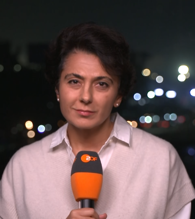 ZDF-Reporterin Golineh Atai zugeschaltet