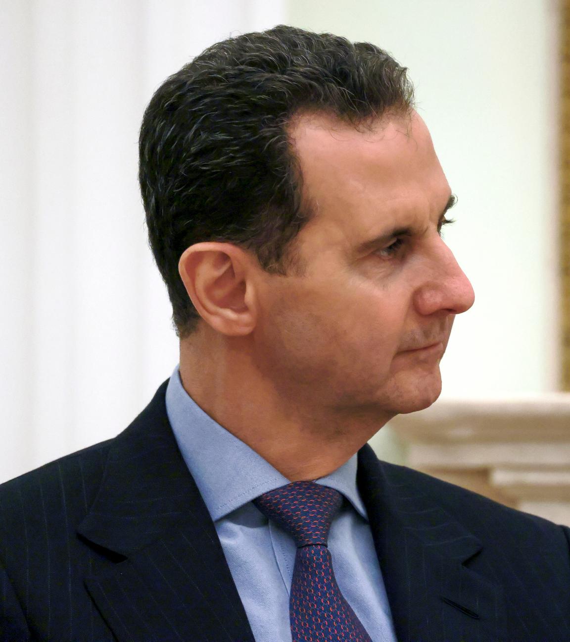 Baschar al-Assad, der entmachtete syrische Präsident bei einem früheren Treffen mit Russlands Präsident Putin in Moskau