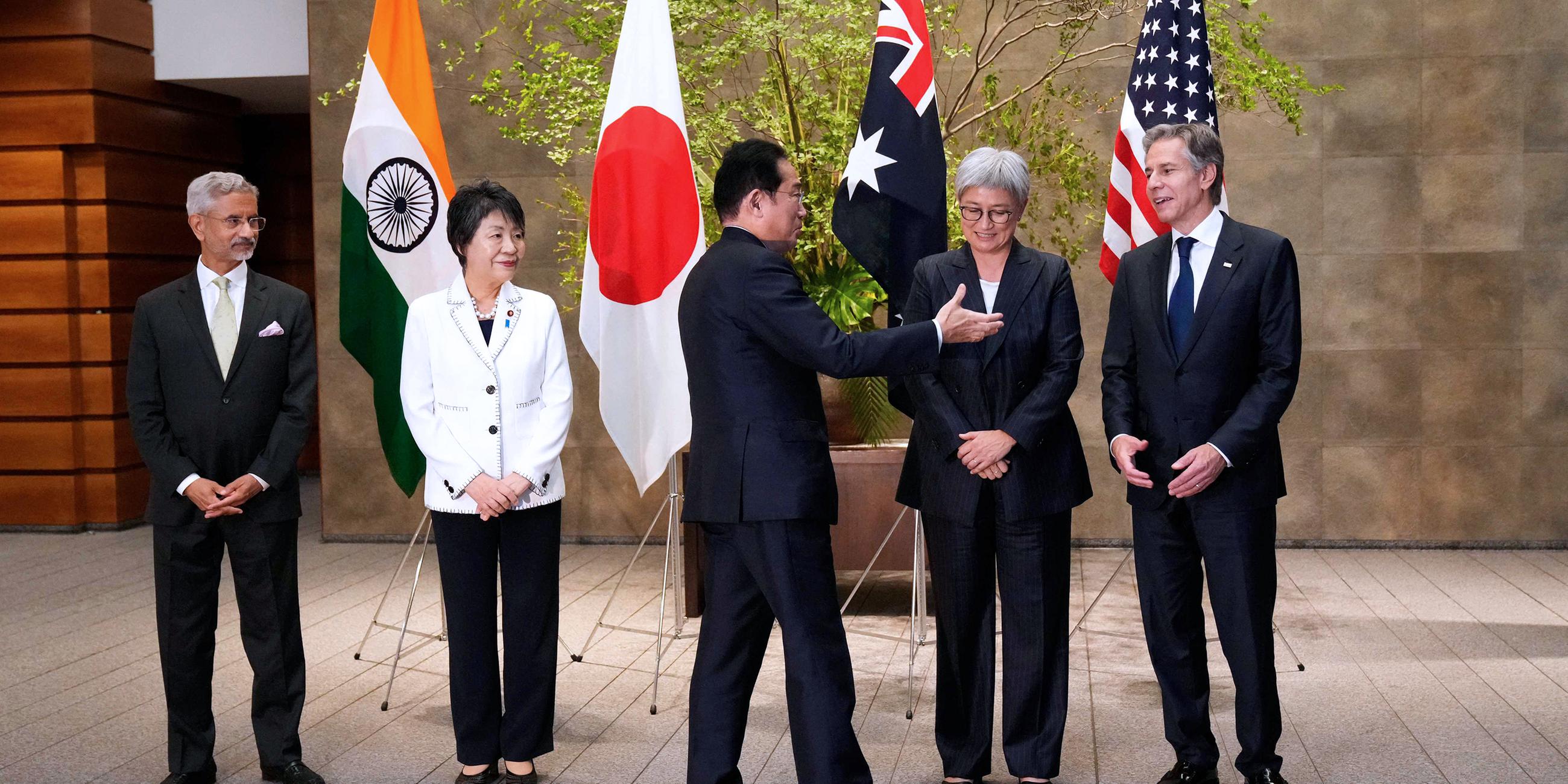 Die Außenminister der Quad-Gruppe treffen in Tokio zusammen