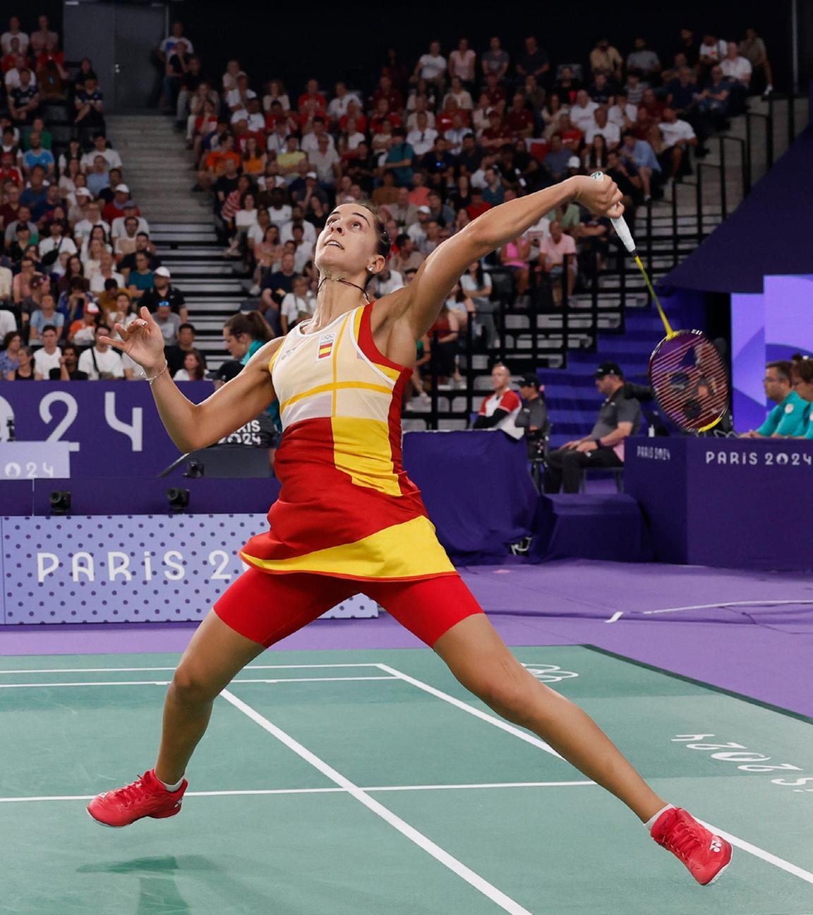 Die Spanierin Carolina Marin in Aktion.