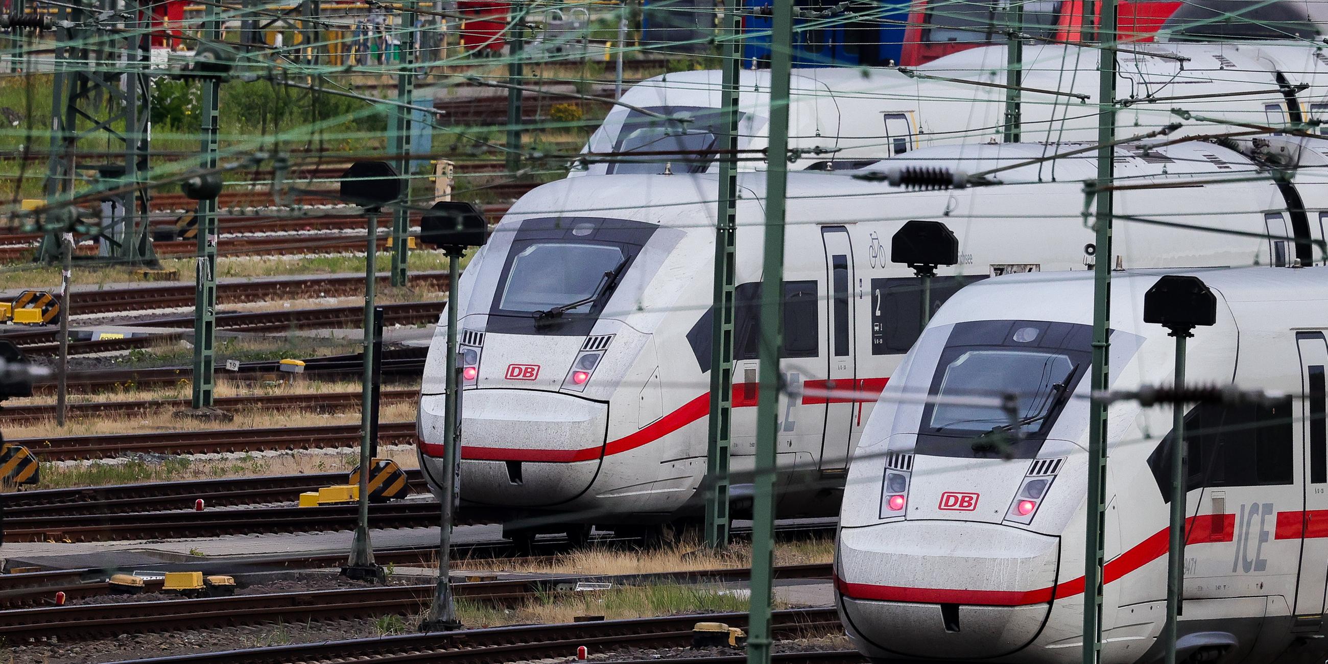 Angekündigtes Schlichtungsverfahren zwischen der Deutschen Bahn und der Gewerkschaft EVG.