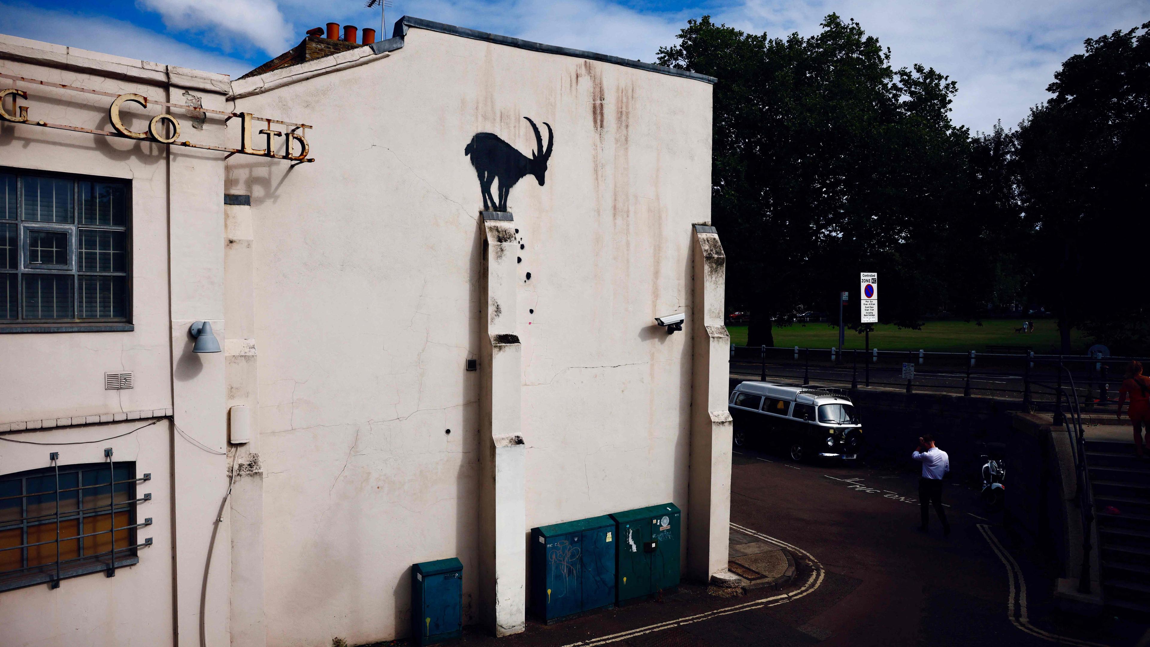 Neues Banksy Graffiti in West London