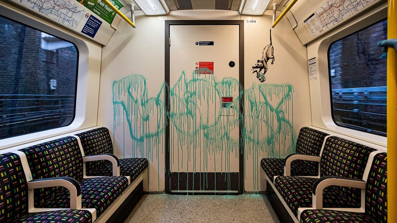 Banksy-Kunstwerke in der Londoner U-Bahn - ZDFmediathek