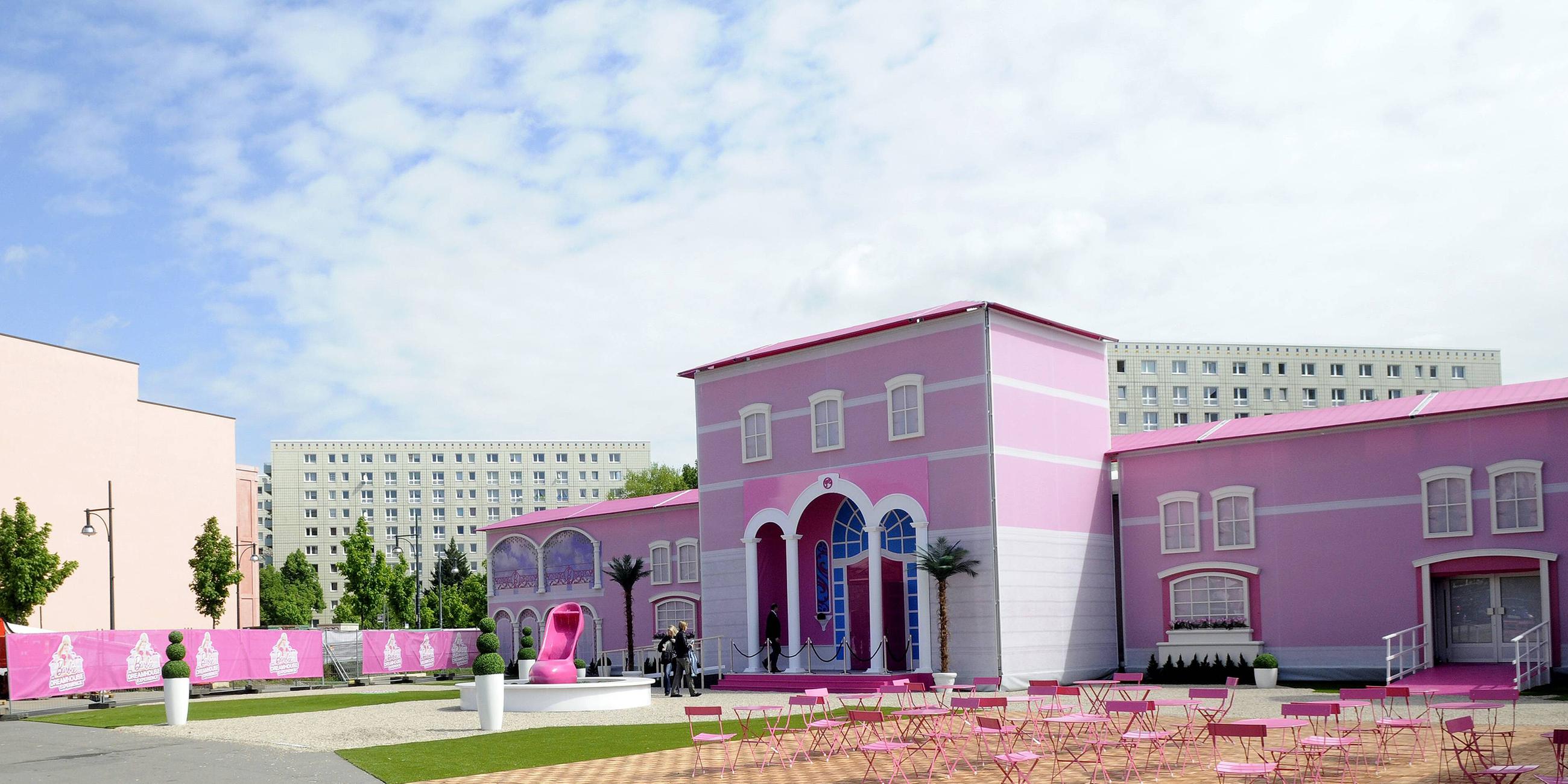 Das Barbie Dreamhouse am Alexanderplatz