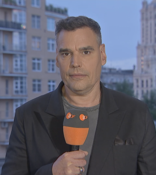 ZDF-Korrespondent Armin Coerper bei ZDFheute live. 