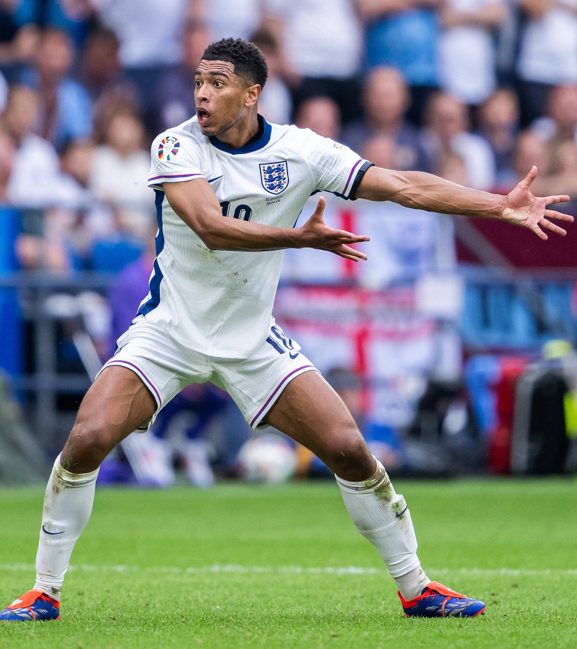 Englands Jude Bellingham während dem Achtelfinale gegen die Slowakei.